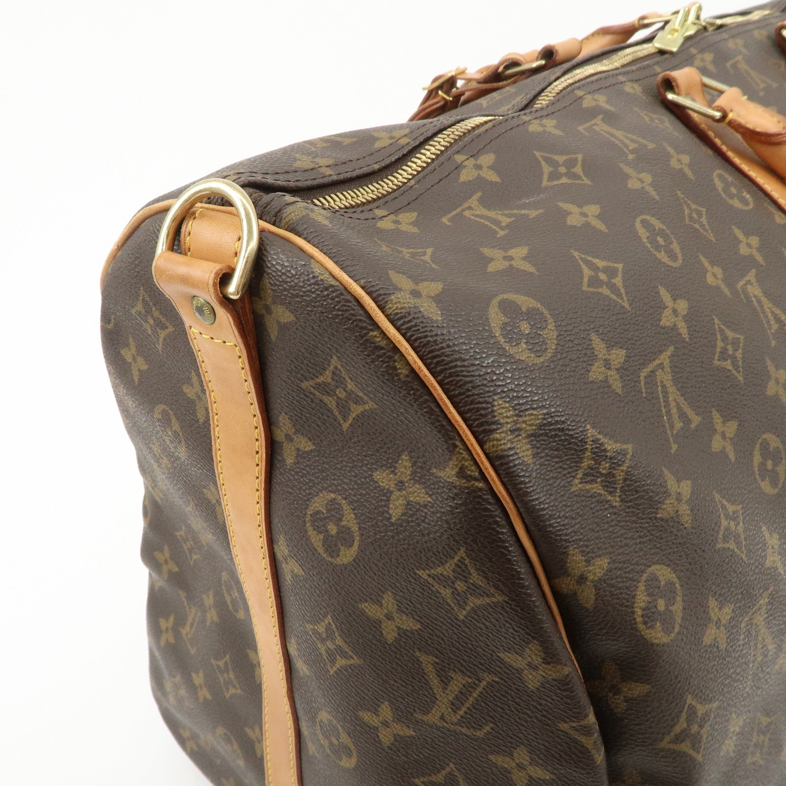Louis Vuitton Monogram Keep All Bandouliere 60 Boston Bag M41412