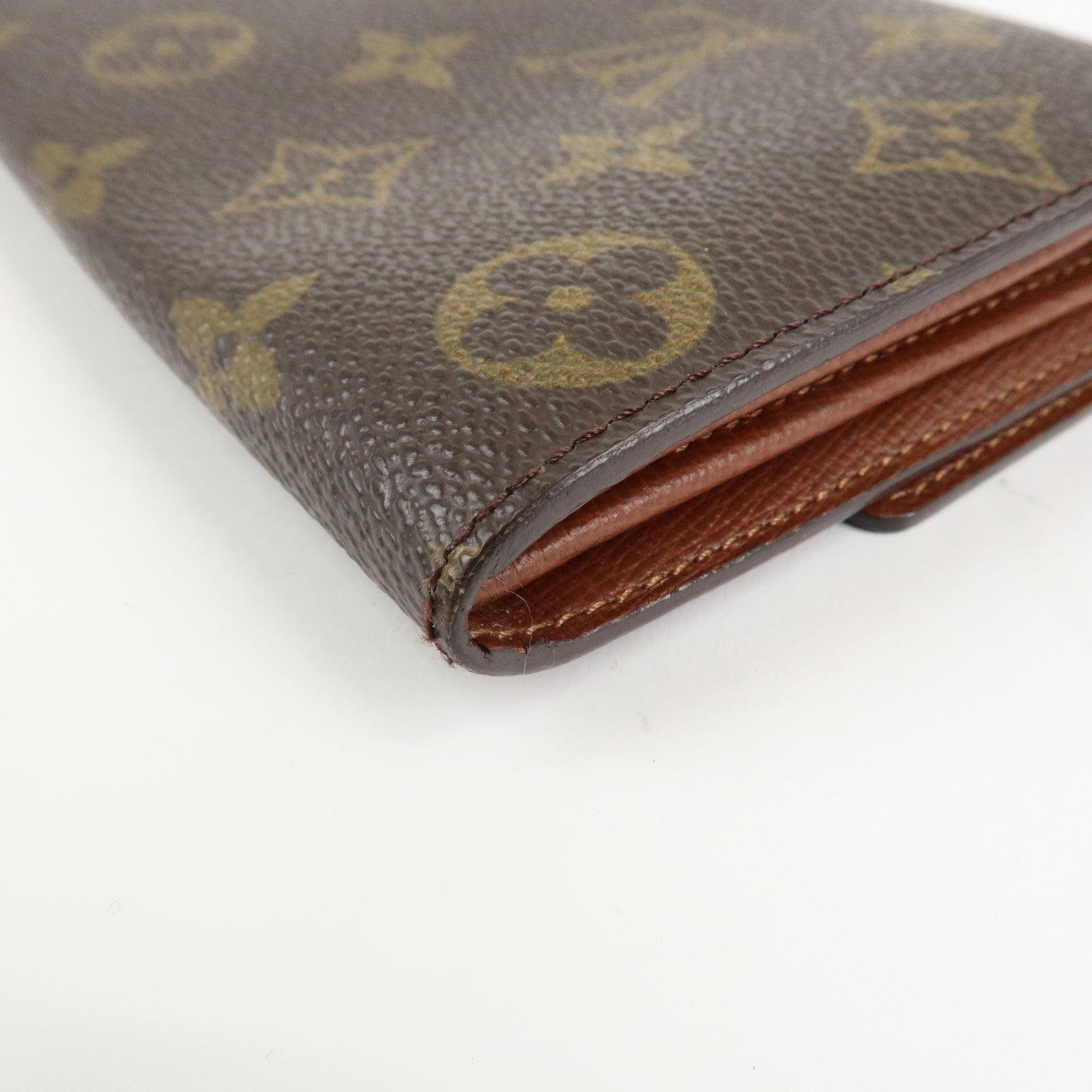 Louis Vuitton Monogram Pochette Porte Monnaie Credit Long Wallet M61725 Used