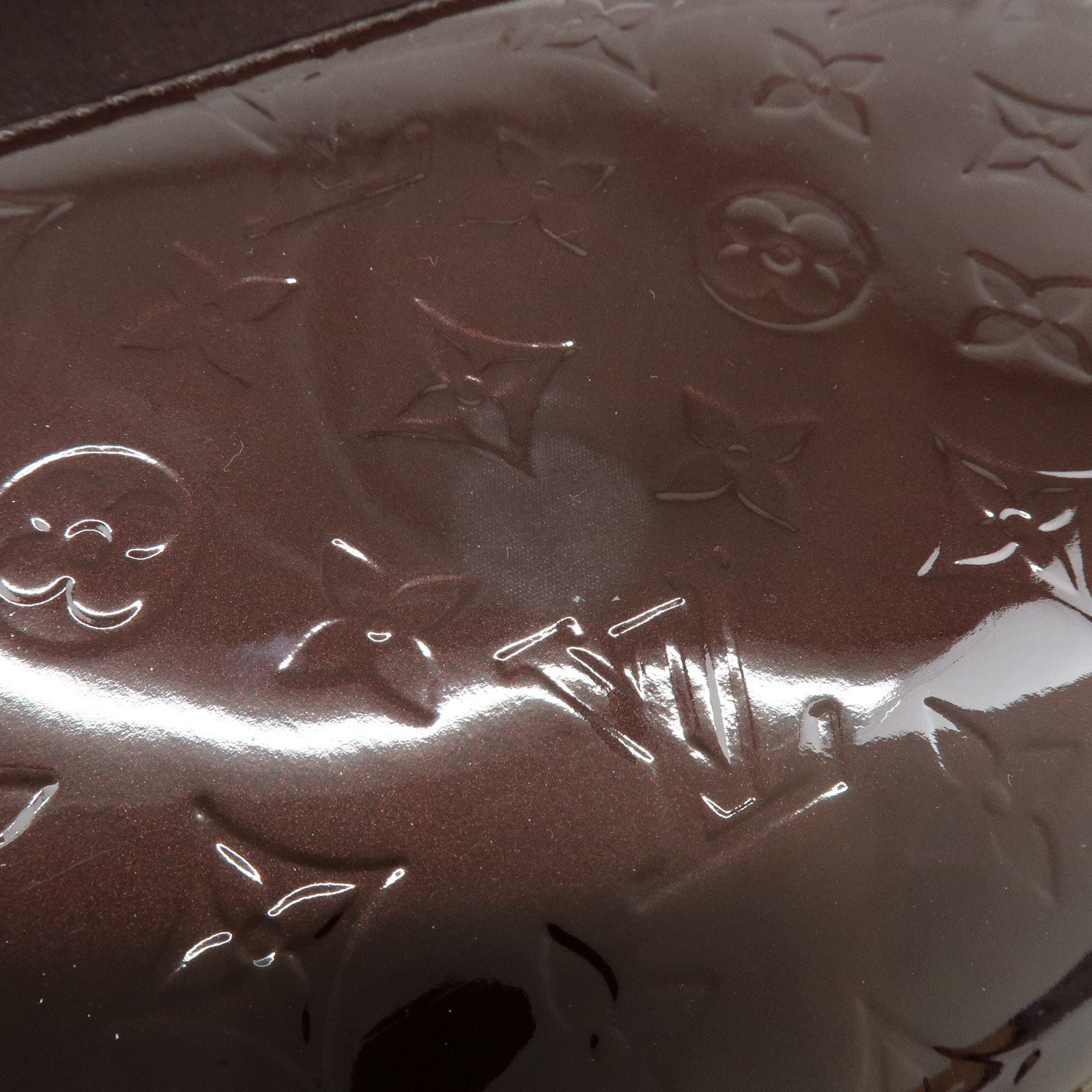 Louis Vuitton Monogram Vernis Clutch Ana Clutch Bag Amarante M90093