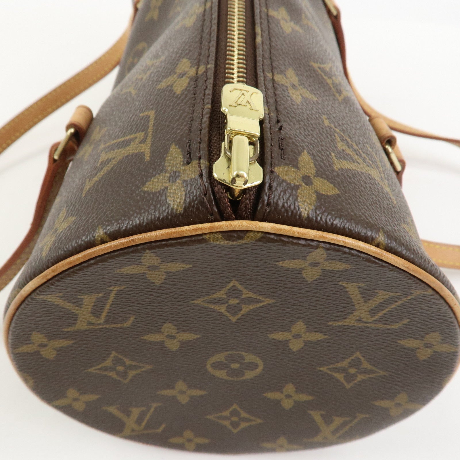Louis Vuitton Monogram Papillon 30 Hand Bag Brown M51385