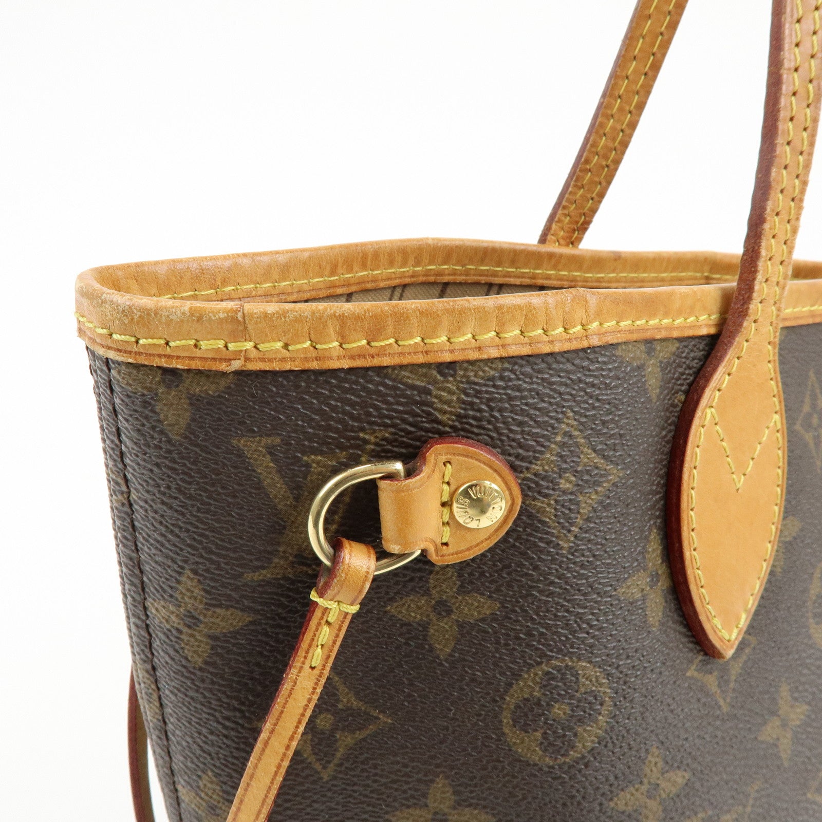 Louis Vuitton Monogram Neverfull PM Tote Bag Hand Bag M40155