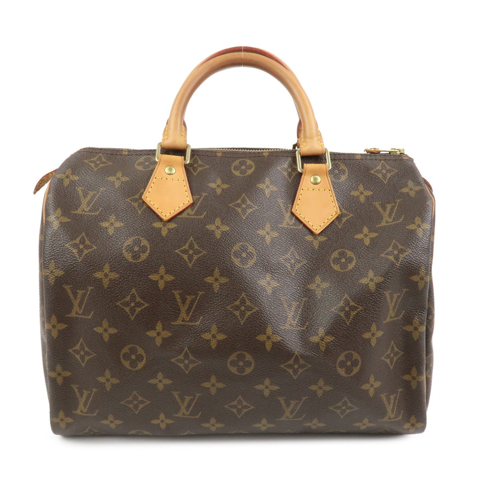 Louis Vuitton Monogram Speedy 30 Boston Bag Hand Bag Brown M41526