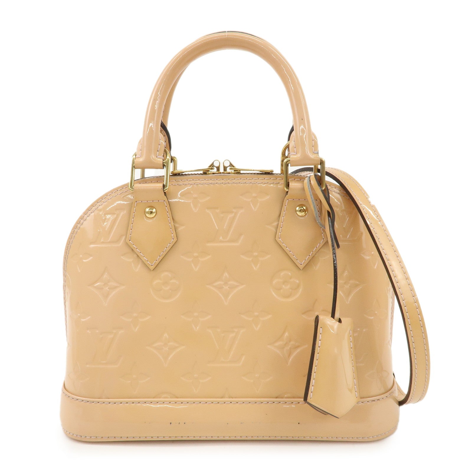 Louis Vuitton Monogram Vernis Alma BB 2Way Hand Shoulder Bag M90064