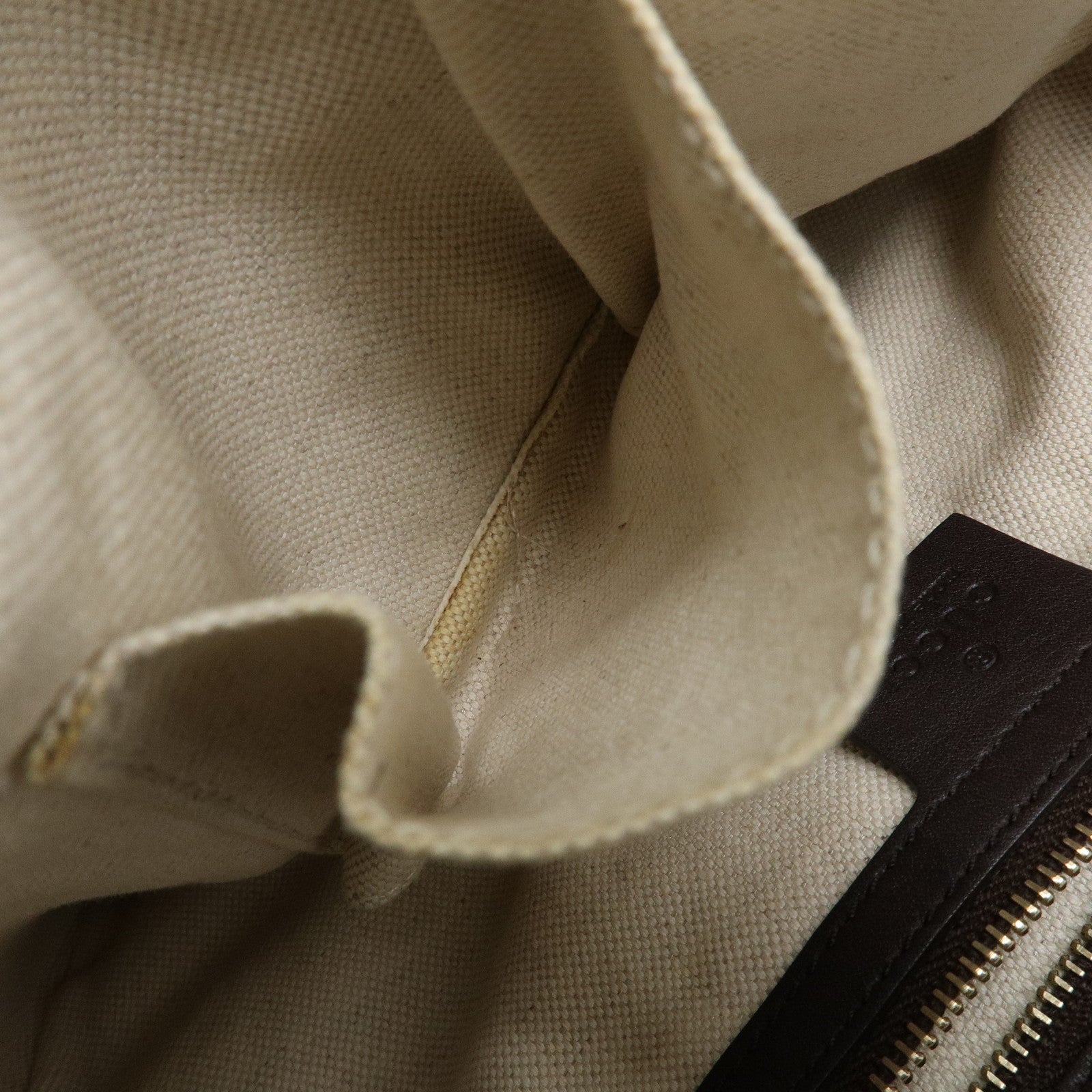 GUCCI Lovely Heart Guccissima Leather Shoulder Bag Brown 257072