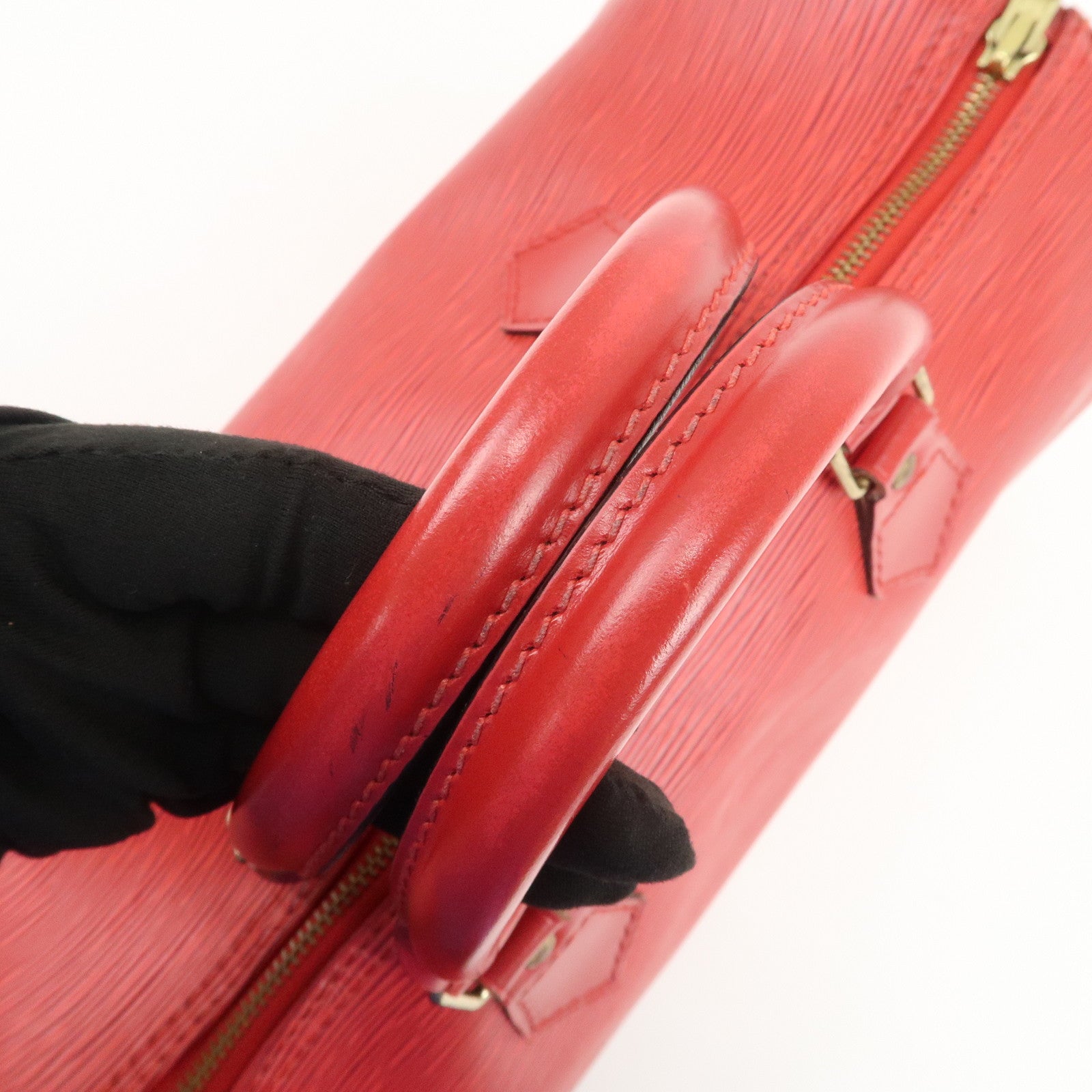 Louis Vuitton Epi Leather Speedy 30 Boston Bag Castilian Red M43007