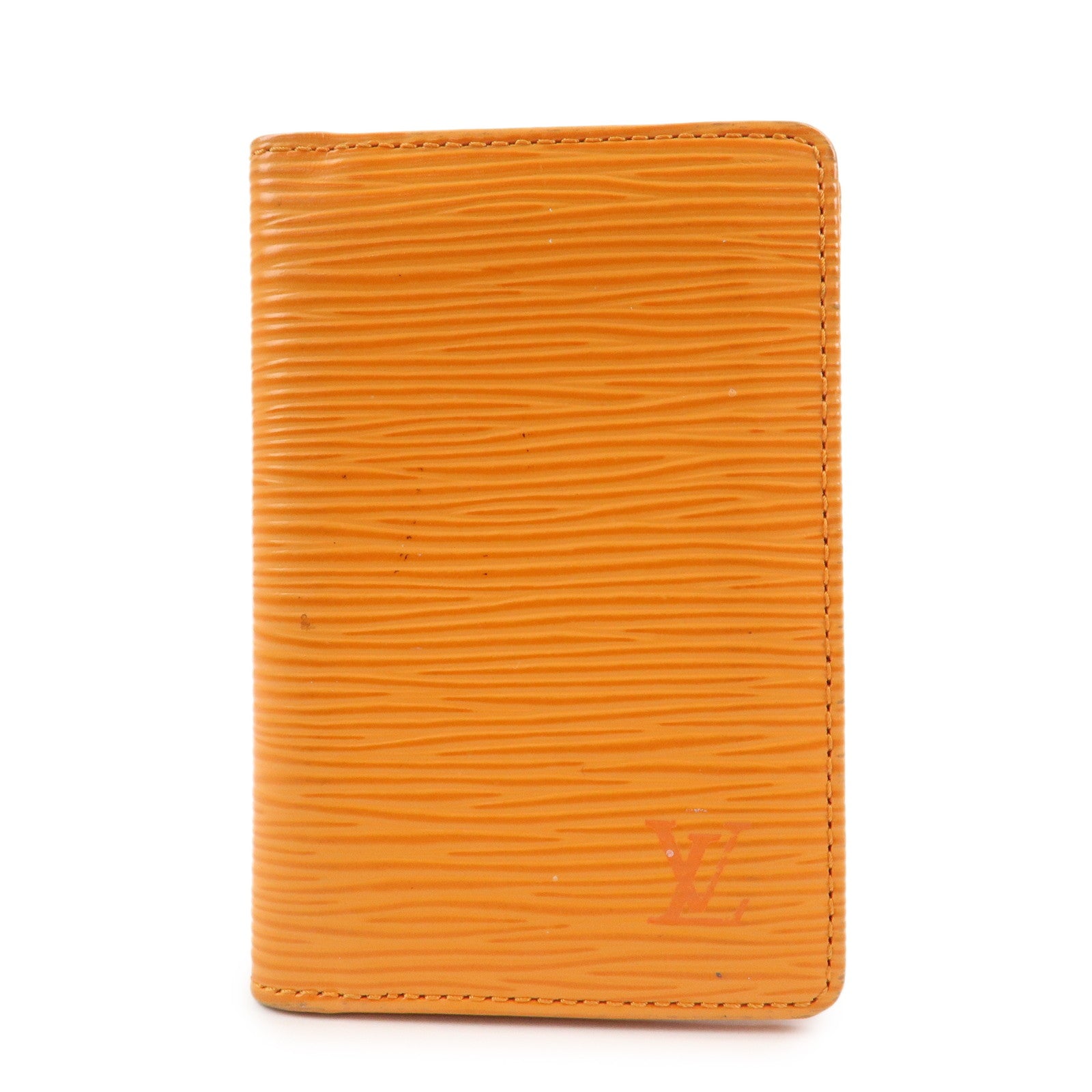 Louis Vuitton Epi Organizer de Poche Card Case Mandarin M6358H