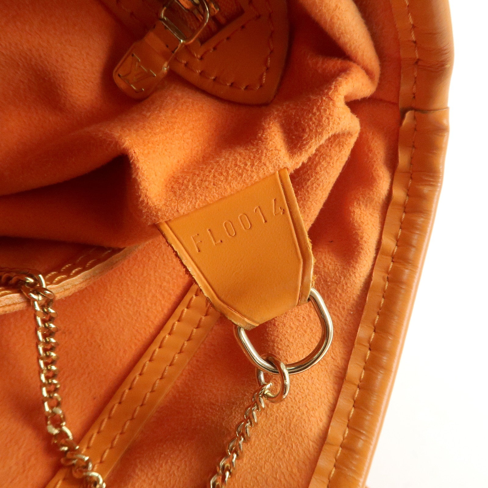 Louis Vuitton Epi Bucket PM Shoulder Bag Tote Bag Mandarin M5899H