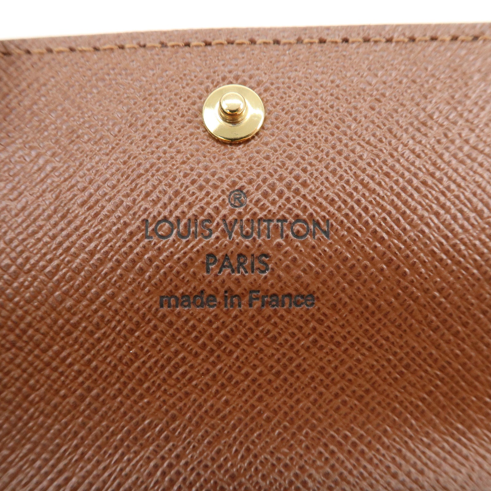Louis Vuitton Monogram Multicles 4 Key Case Key Holder Brown M6263