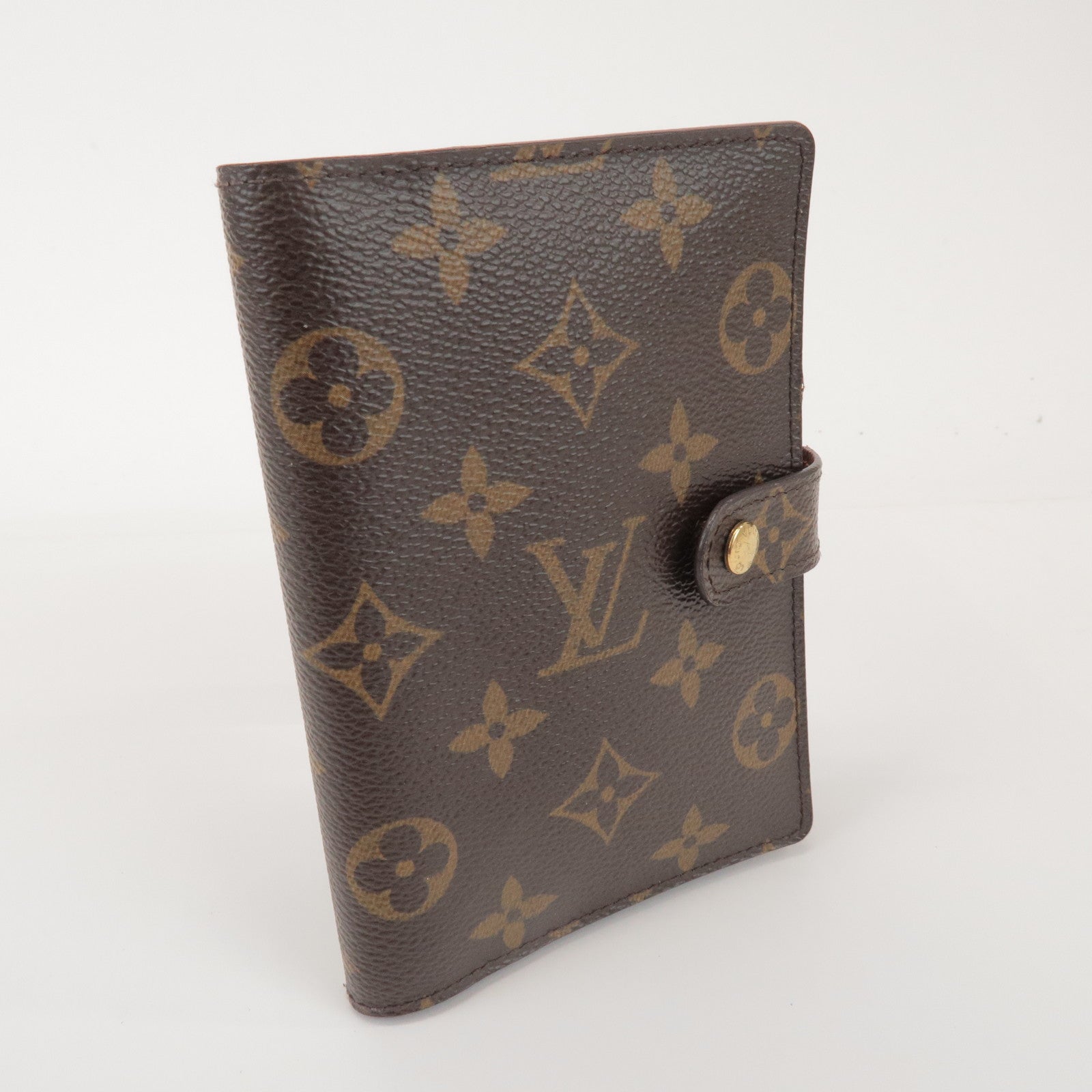 Louis Vuitton Monogram Agenda PM Planner Cover Brown R20005
