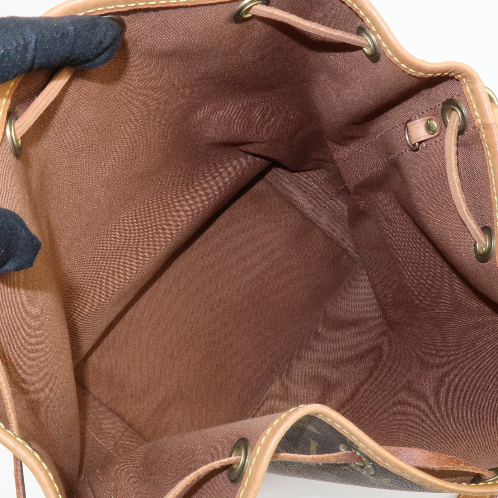 Louis Vuitton Monogram Noe Shoulder Bag Hand Bag Brown M42224 Used