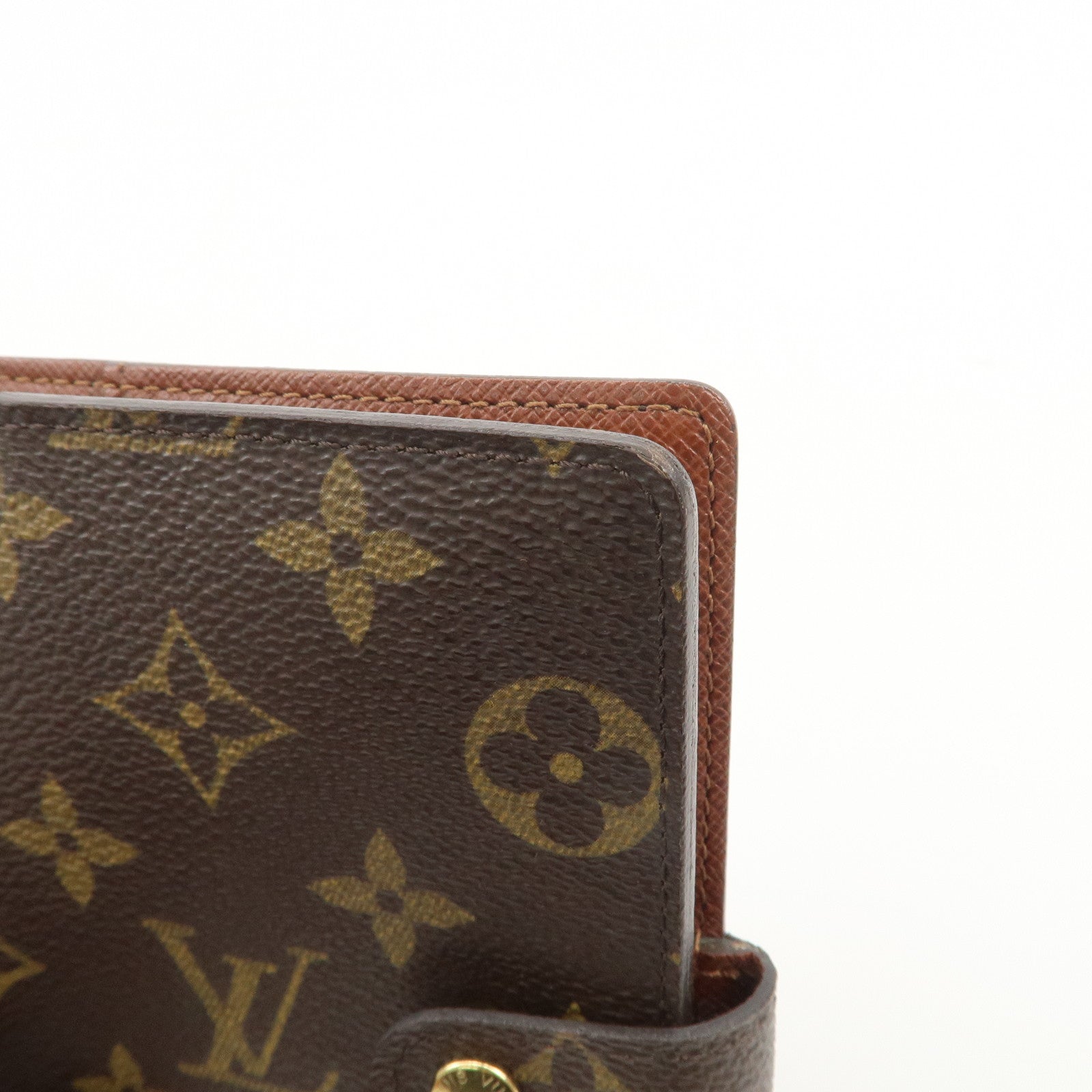 Louis Vuitton Monogram Agenda PM Planner Cover Brown R20005