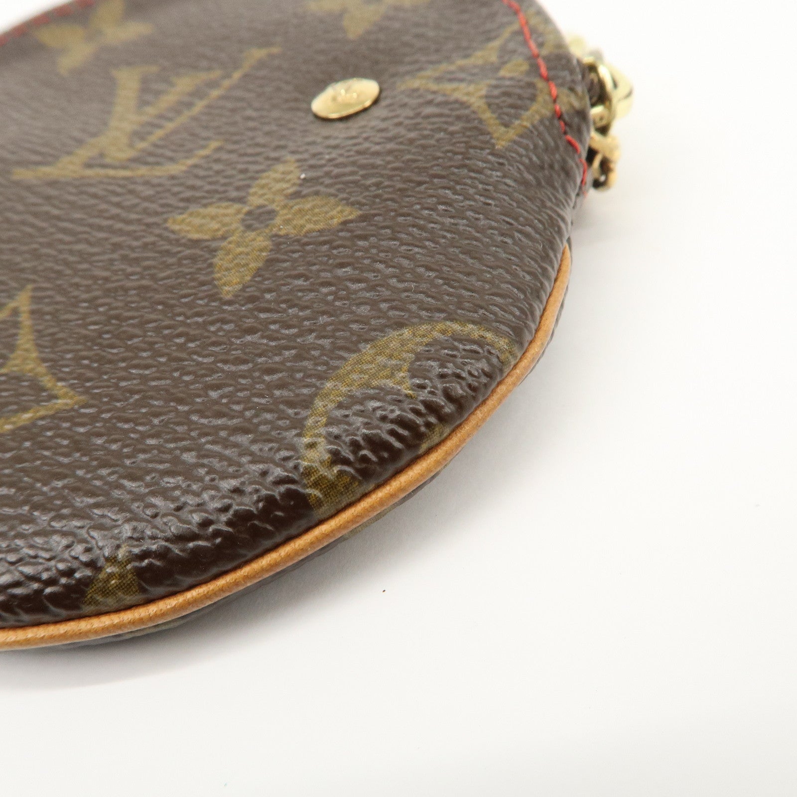 Louis Vuitton Monogram Cherry Porte Monnaie Rond Coin Case M95043