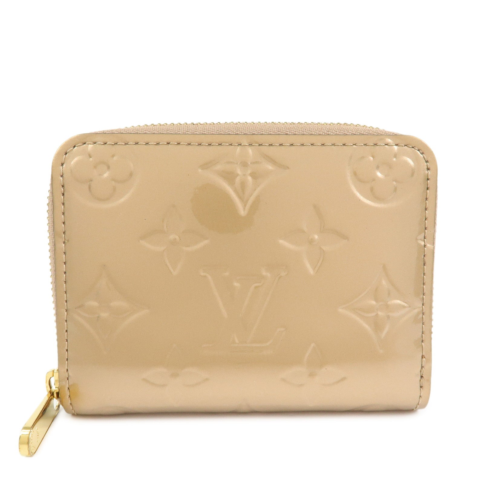 Louis Vuitton Monogram Vernis Leather Round Zippy Coin Case M90601