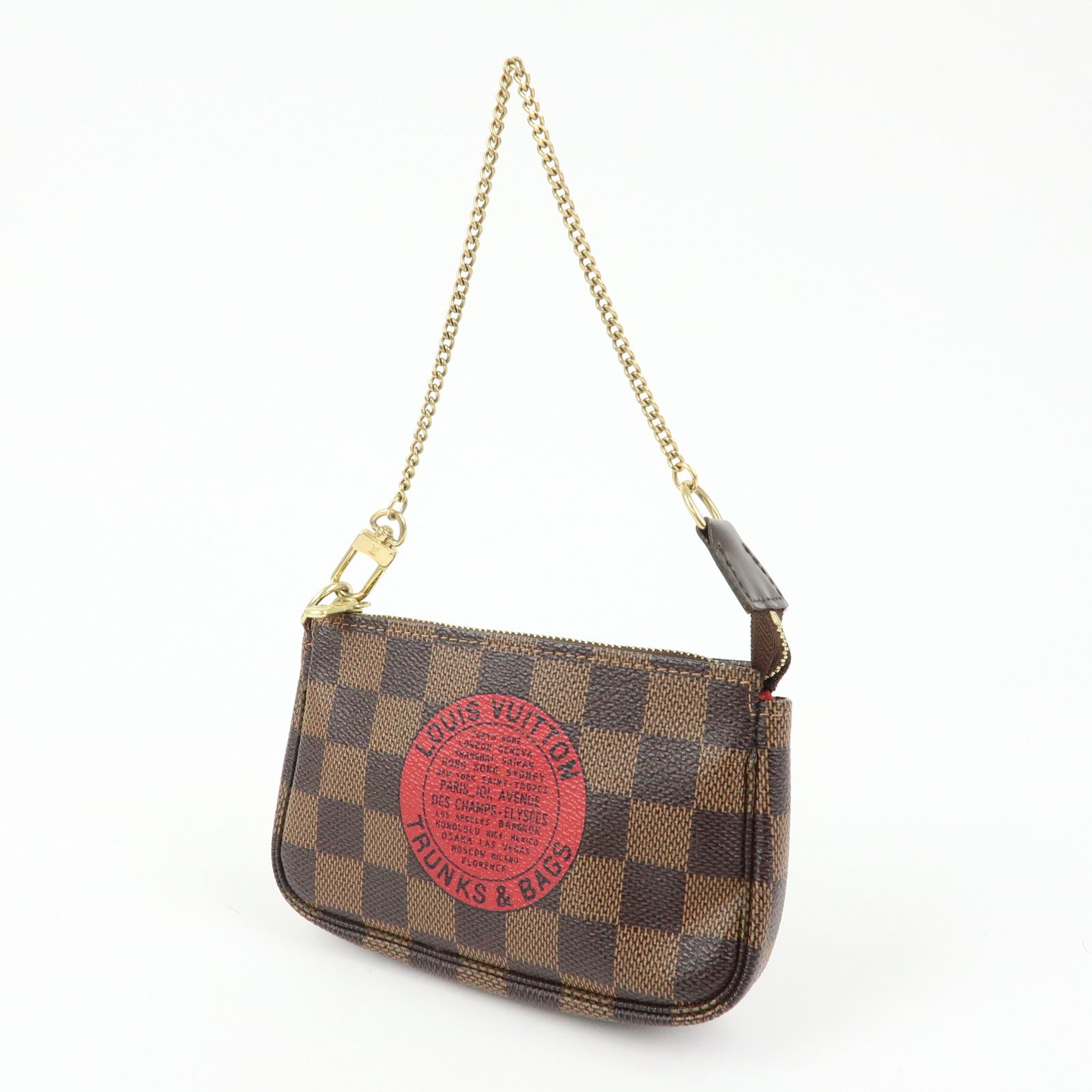 Louis Vuitton Damier T&B Mini Pochette Accessoires Pouch N58011