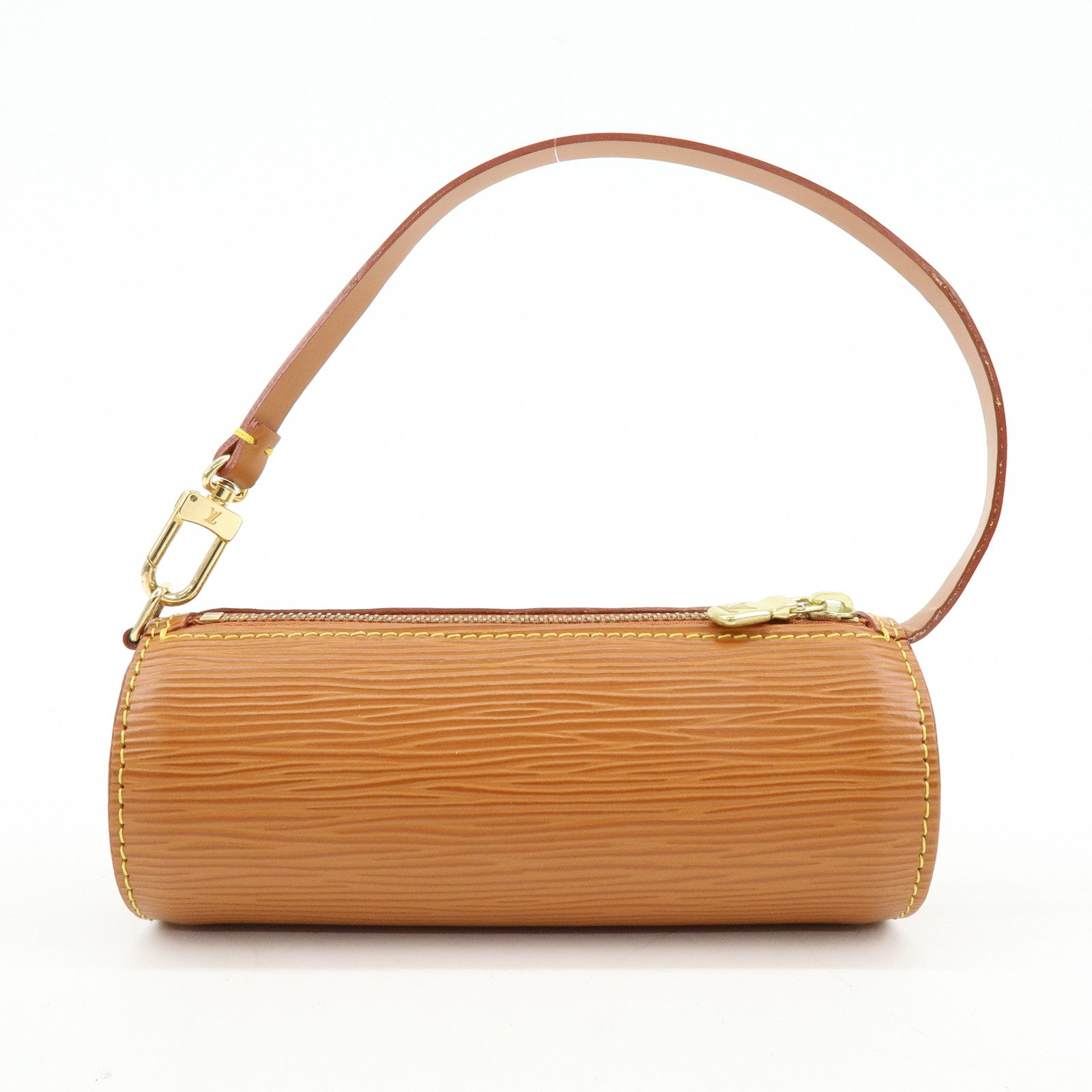 Louis Vuitton Epi Soufflot Hand Bag Shoulder Bag Zipang Gold M52228