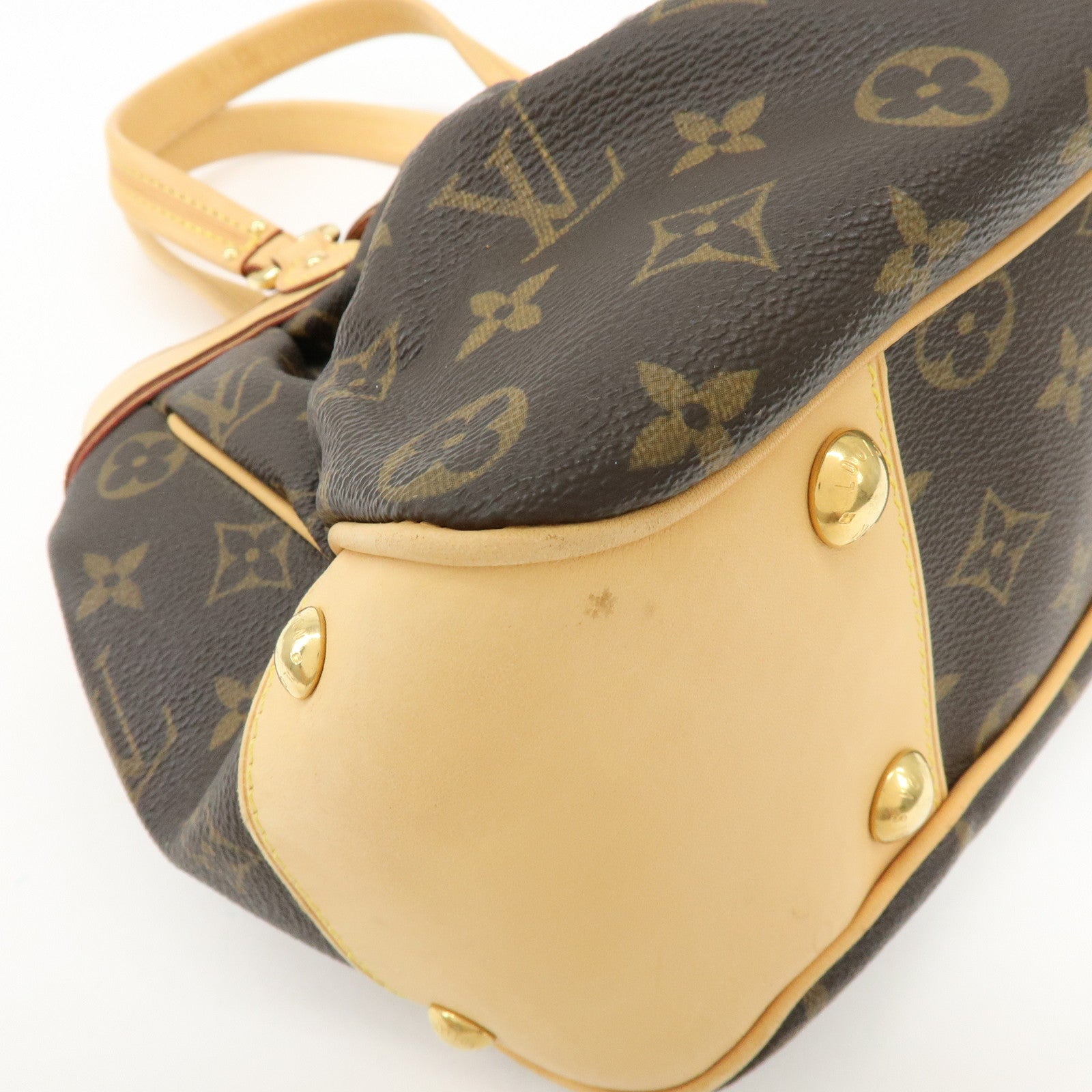 Louis Vuitton Monogram Boetie PM Hand Bag Brown M45715