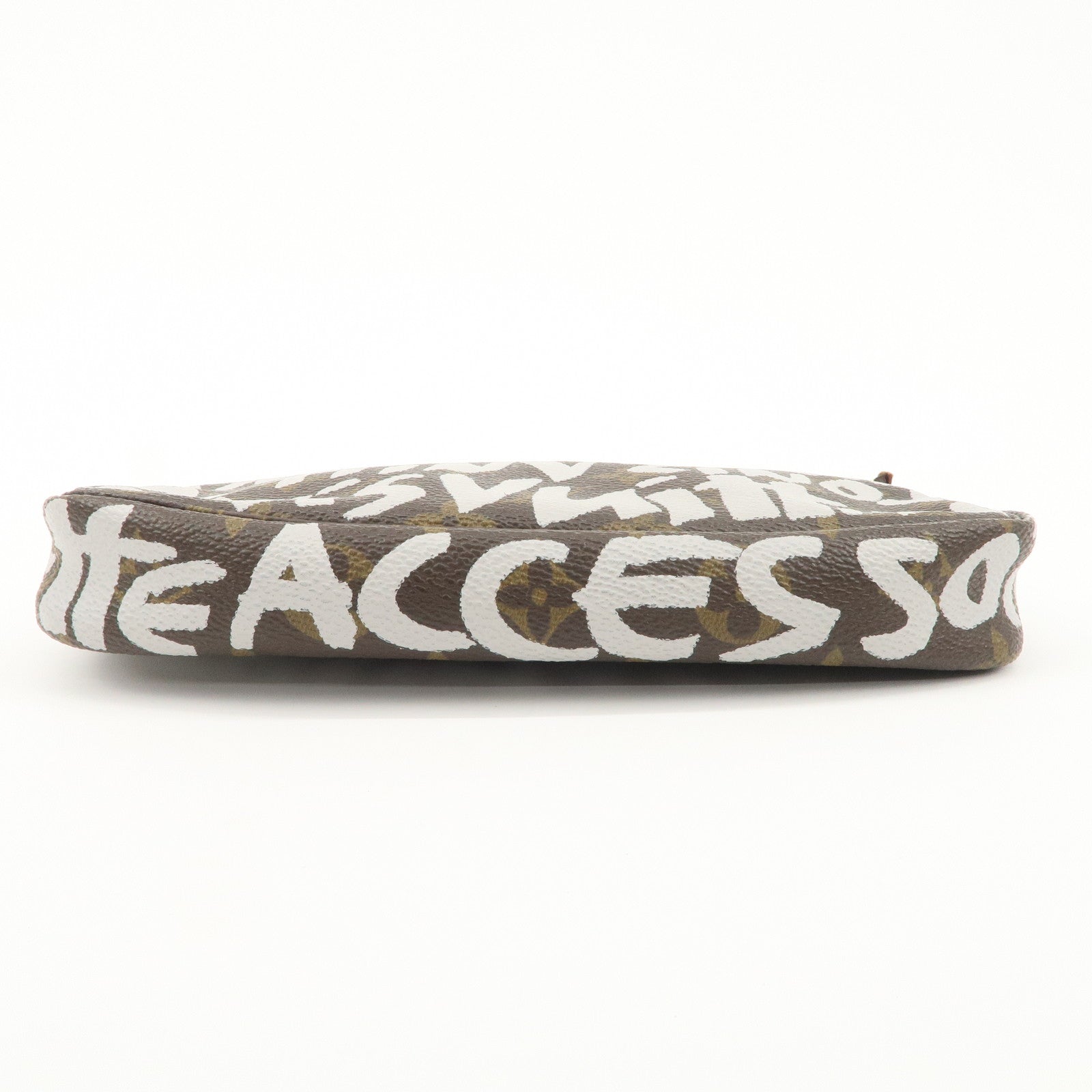 Louis Vuitton Monogram Graffiti Pochette Accessoires Hand Bag M92192 Used