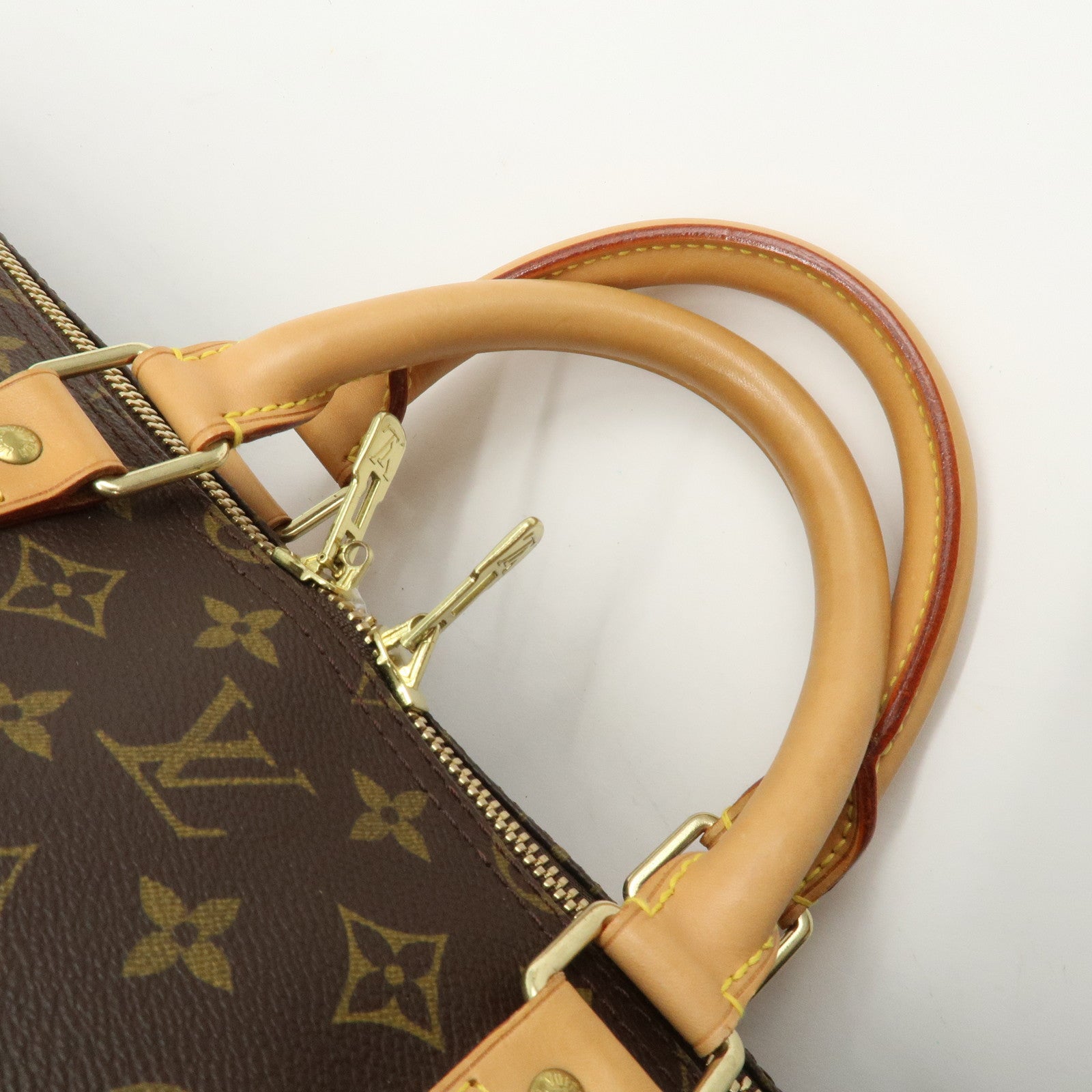 Louis Vuitton Monogram Keep All Bandouliere 55 Boston Bag M41414
