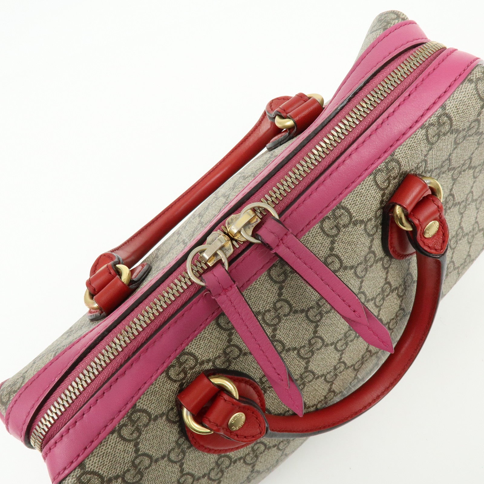 GUCCI GG Supreme Leather 2Way Bag Hand Bag Shoulder Bag 409529