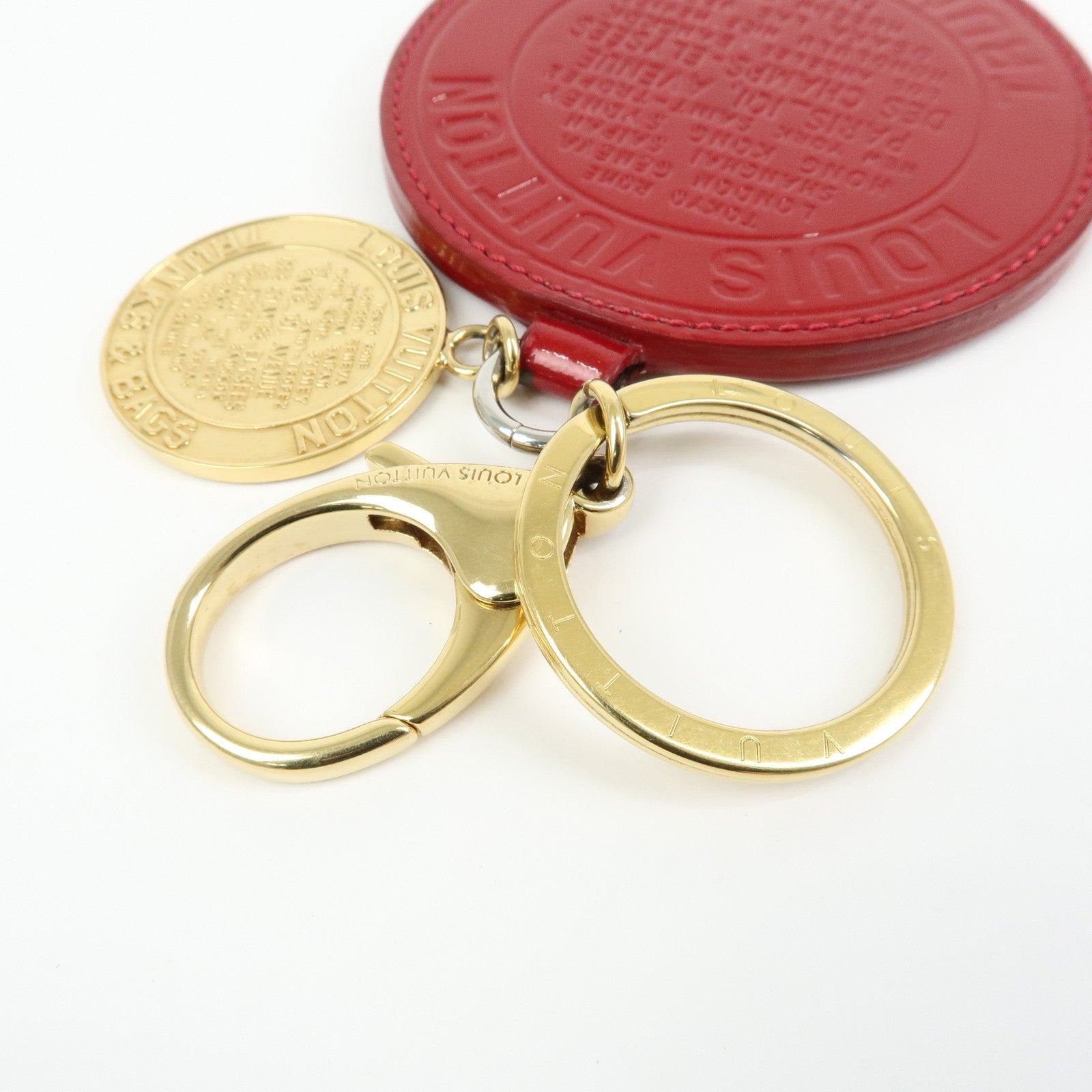 Louis Vuitton Vernis Porte Cles Ron T&B Bag Charm Key Charm M93605
