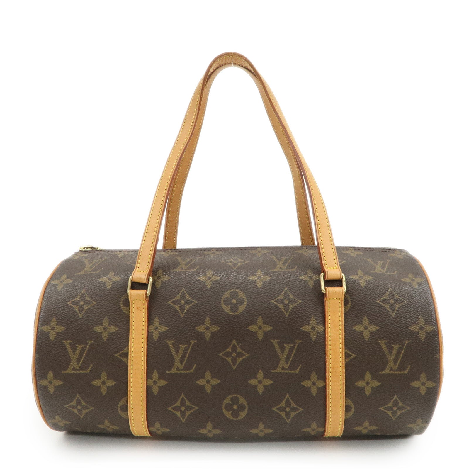 Louis Vuitton Monogram Papillon 30 Hand Bag New Style Brown M51385