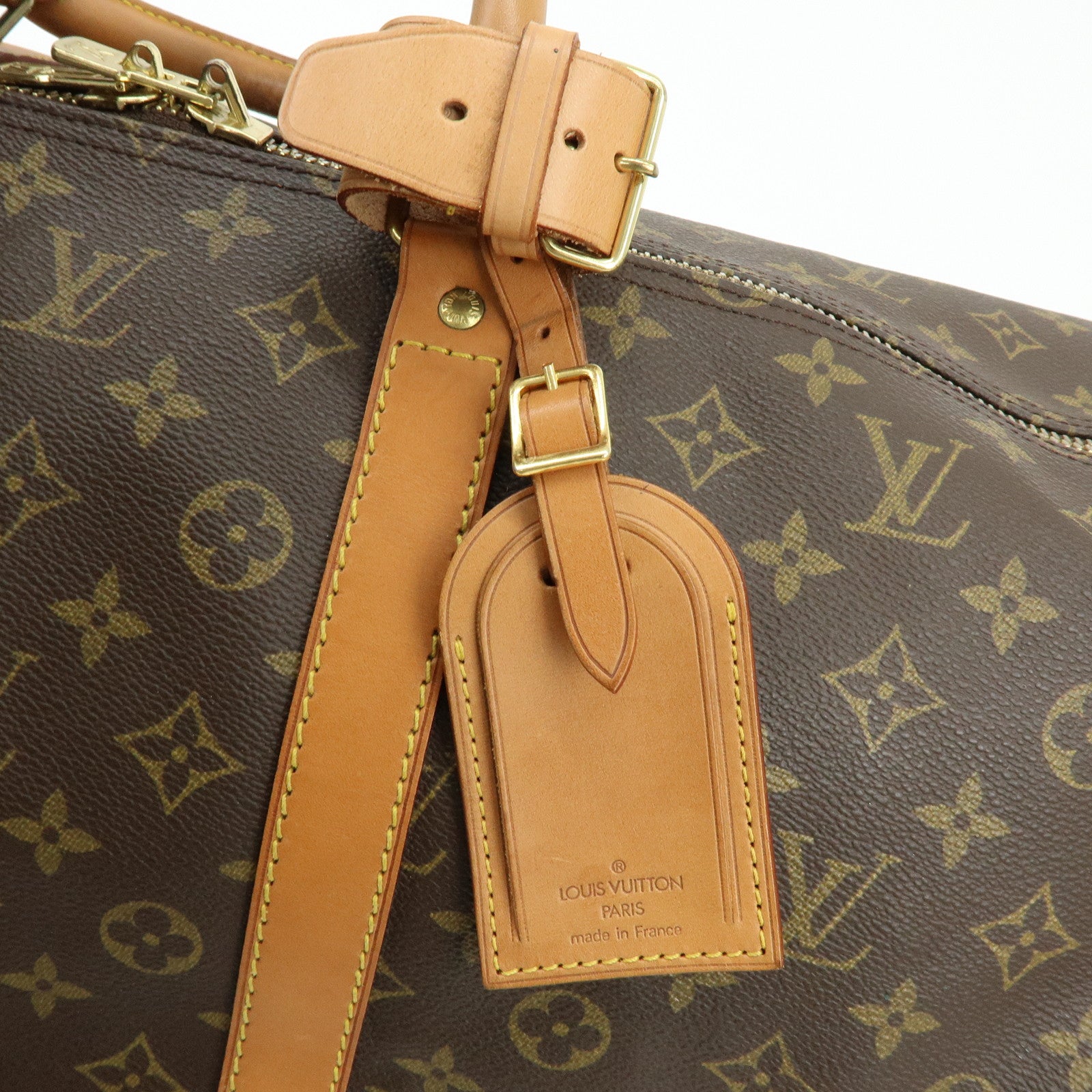 Louis Vuitton Monogram Keep All 55 Boston Bag Brown M41424