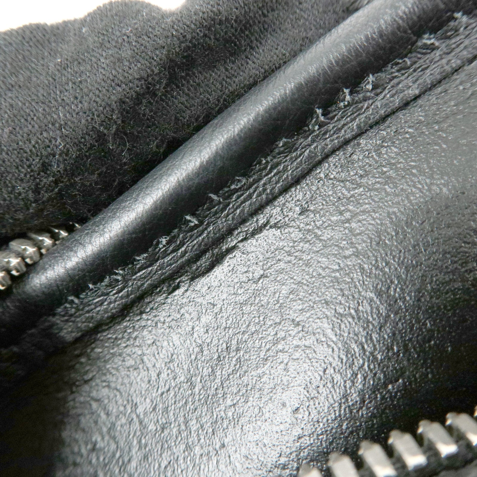 BALENCIAGA Everyday Camera Bag Leather Shoulder Bag S Black 489812