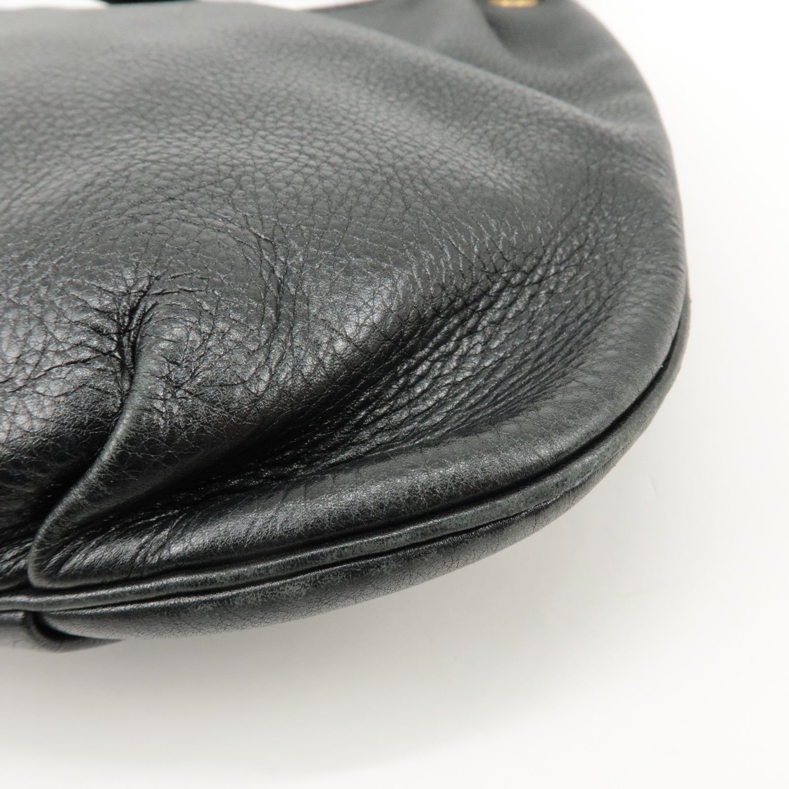 HERMES Mini Rodeo Leather Shoulder Bag Crossbody Bag Q Engraved Used