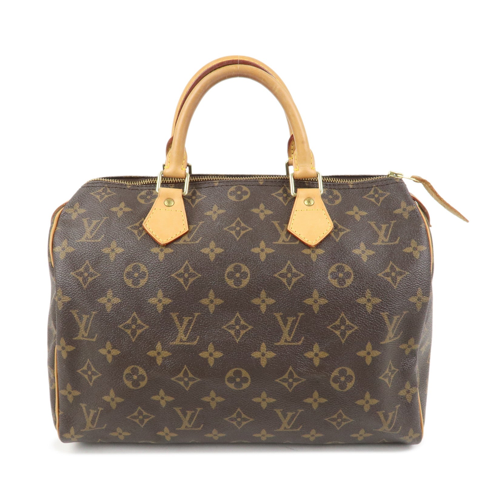 Louis Vuitton Monogram Speedy 30 Boston Bag Hand Bag Brown M41526