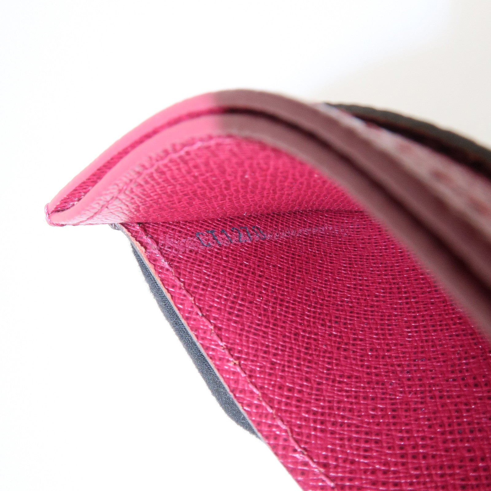 Louis Vuitton Monogram Porte Cartes Simple Card Case Fuchsia M60703