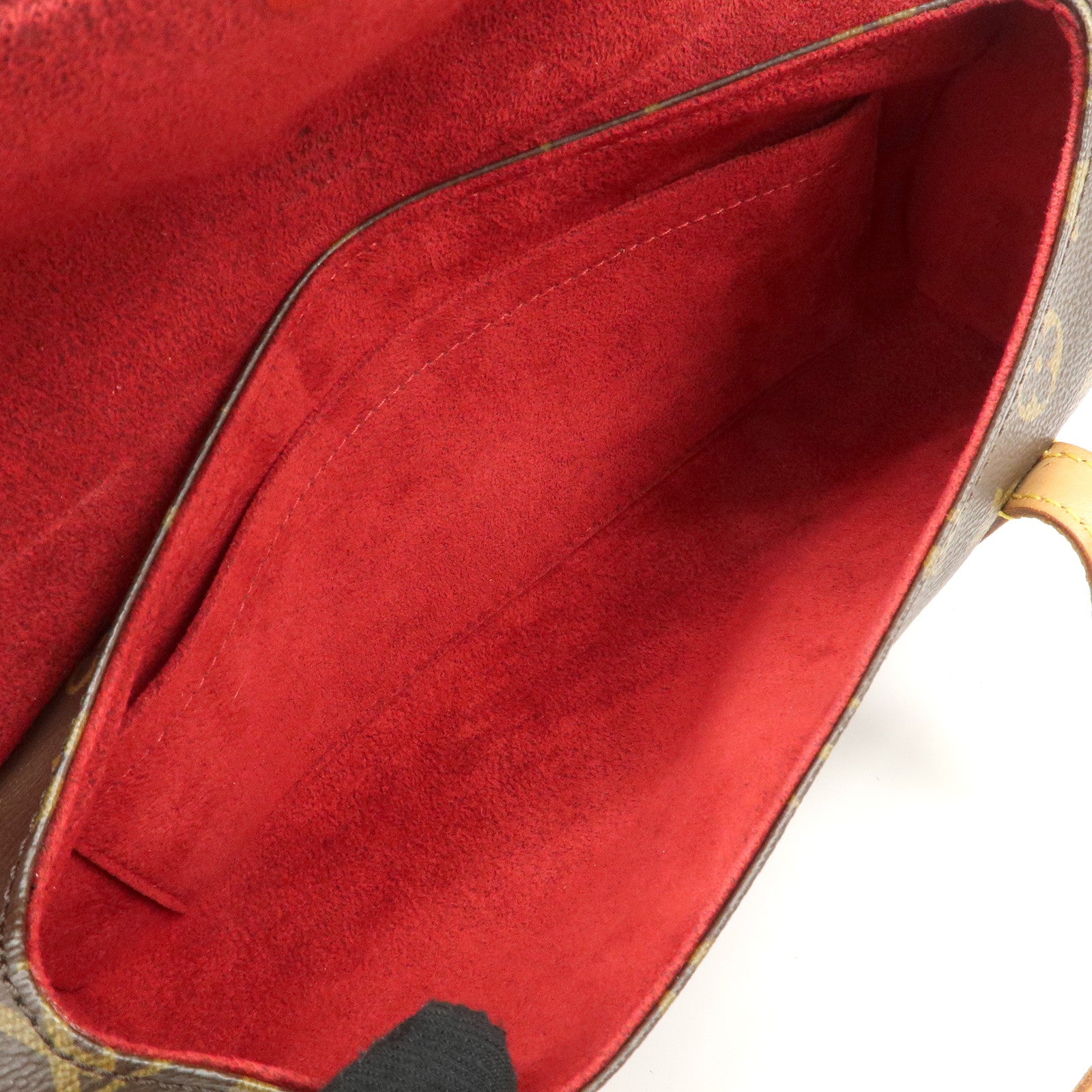 Louis Vuitton Monogram Sonatine Hand Bag Brown M51902 Used
