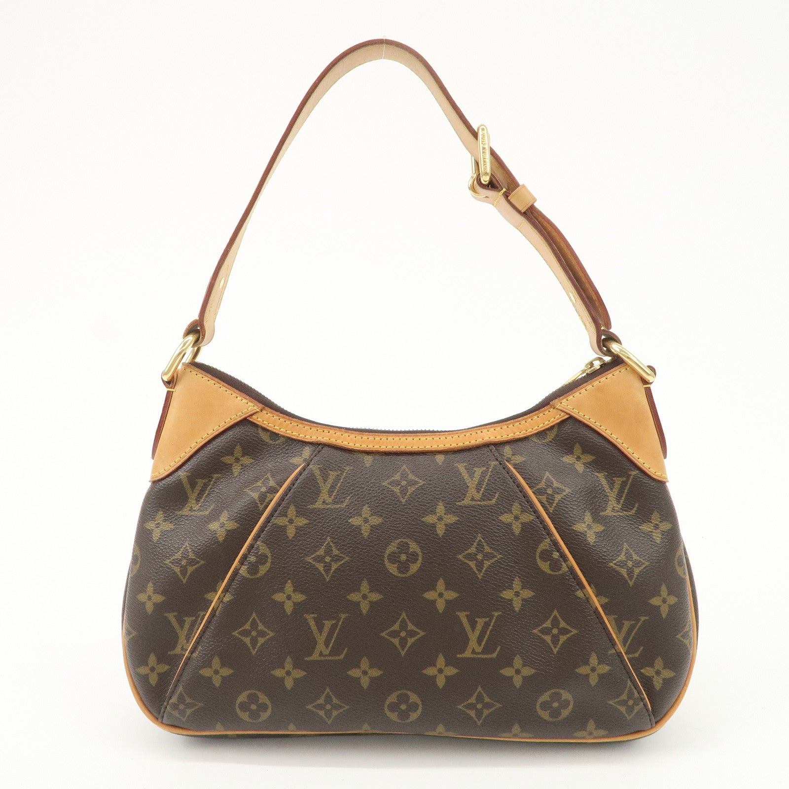 Louis Vuitton Monogram Thames PM Shoulder Bag Brown M56384 Used