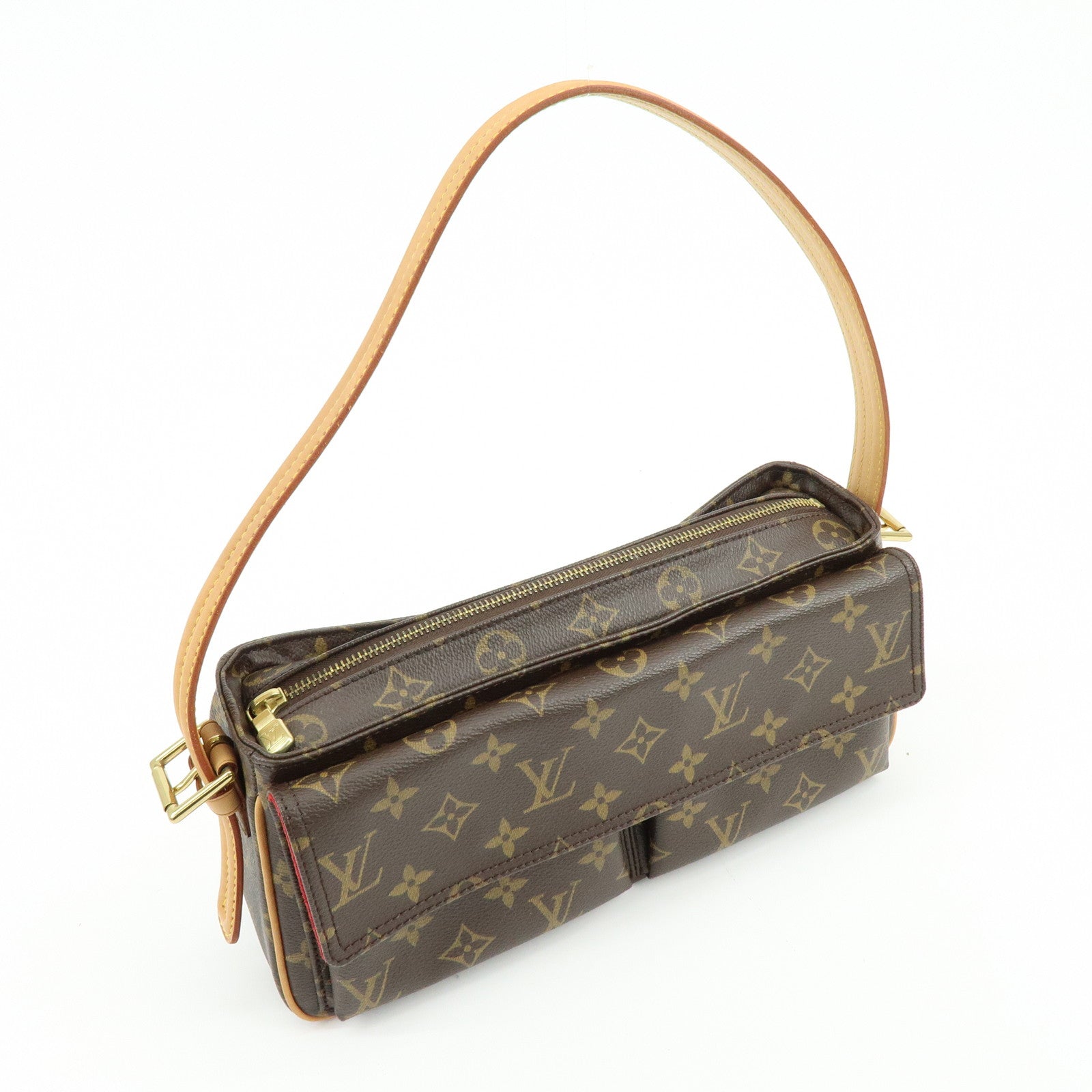 Louis Vuitton Monogram Vivacite Shoulder Bag Hand Bag M51164