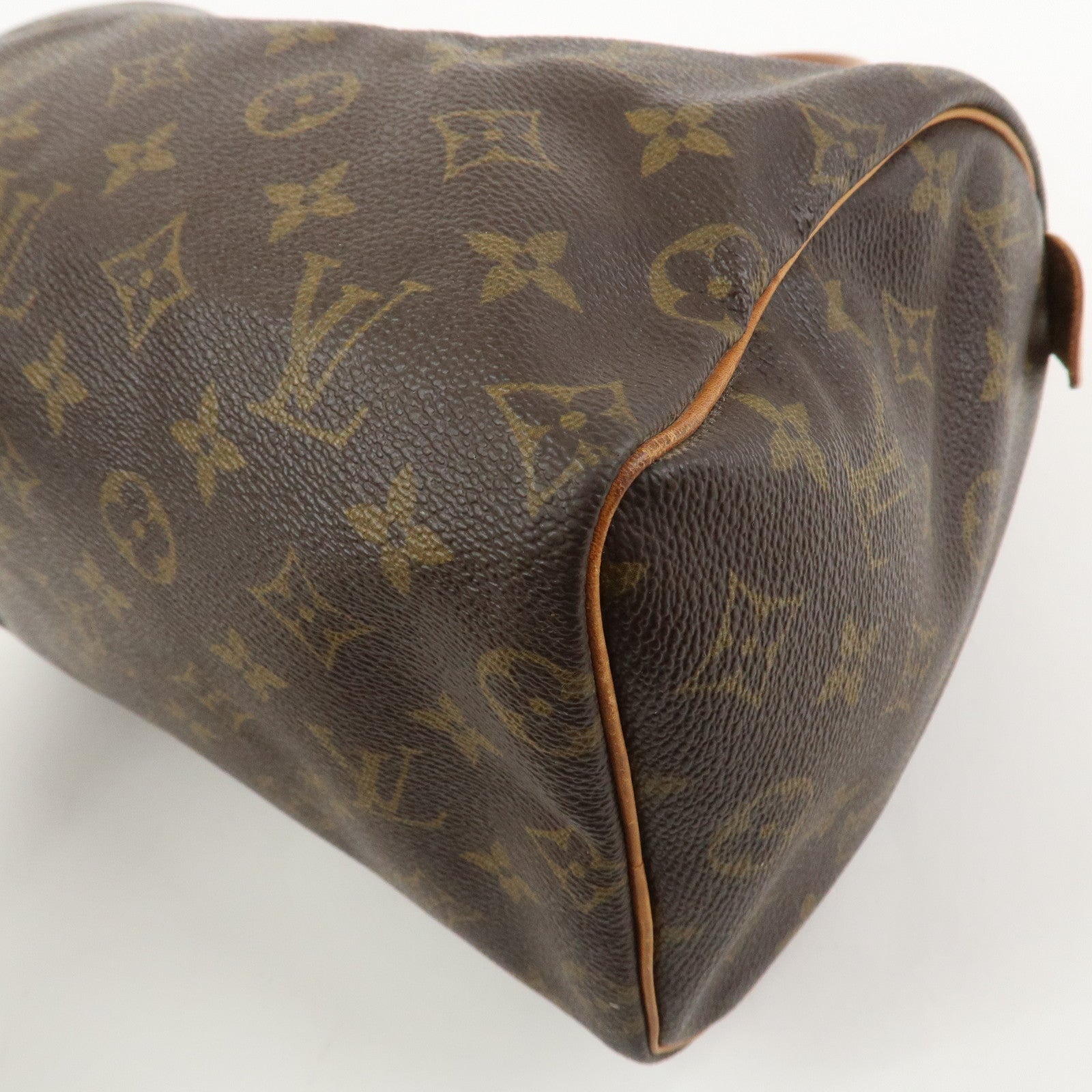 Louis Vuitton Monogram Speedy 25 Boston Bag Hand Bag Brown M41528