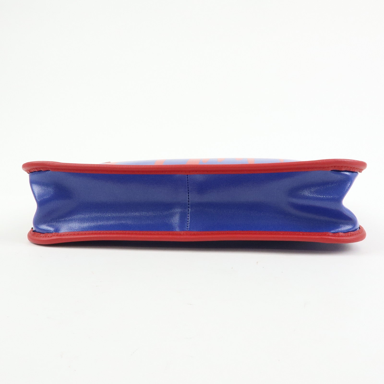 GUCCI Children's PVC Leather Tote Bag Hand Bag Blue Red 550763