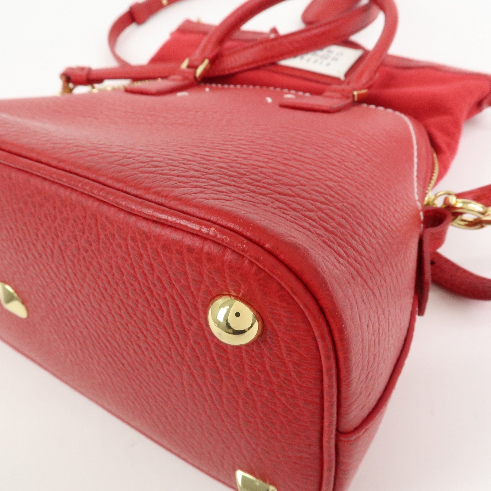 Maison Margiela 5AC Grained Calf Leather 2 Way Red S56WG0082