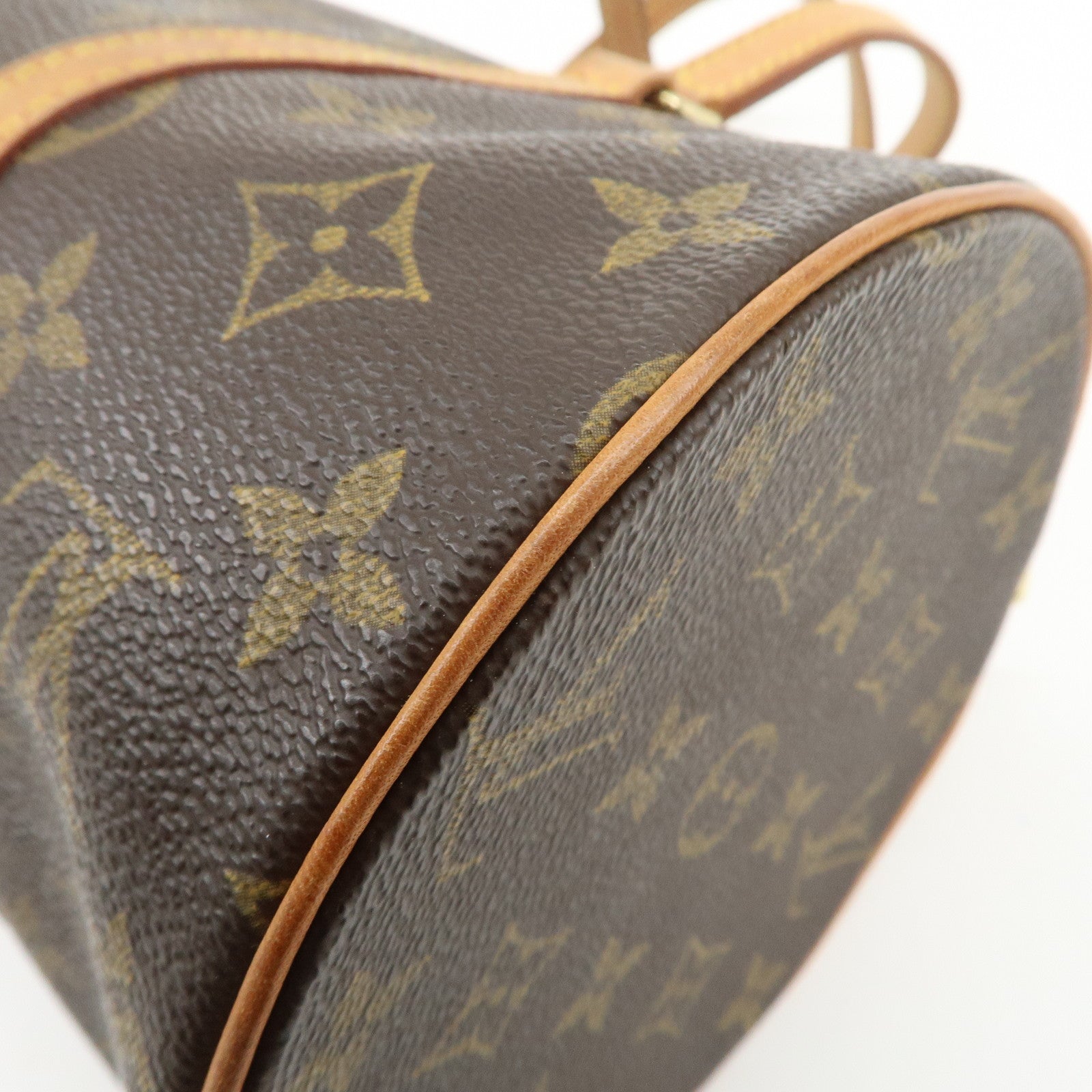Louis Vuitton Monogram Papillon 30 Hand Bag Brown M51385