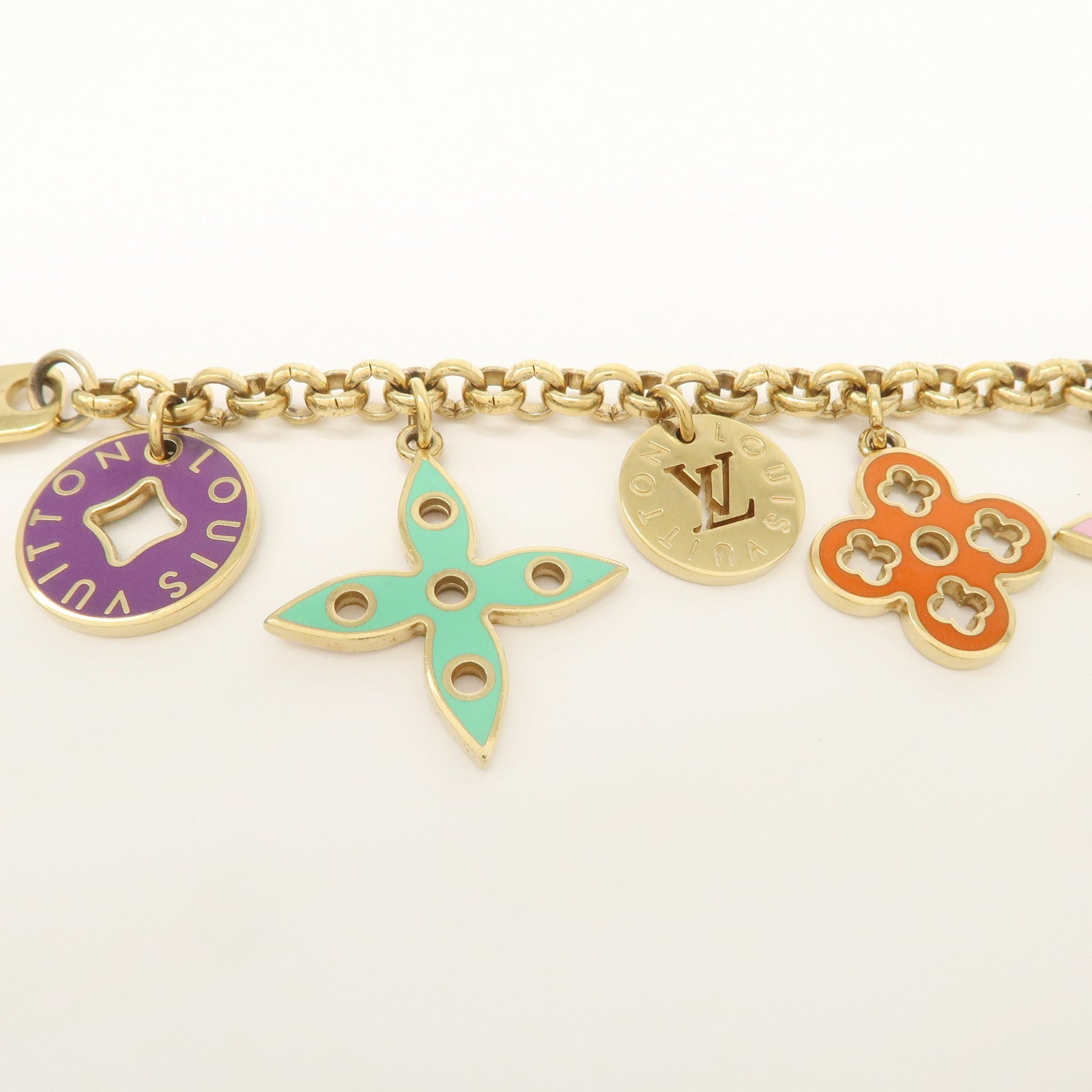 Louis Vuitton Monogram Metal Porte Cles Chaine Looping Bag Chain M66474