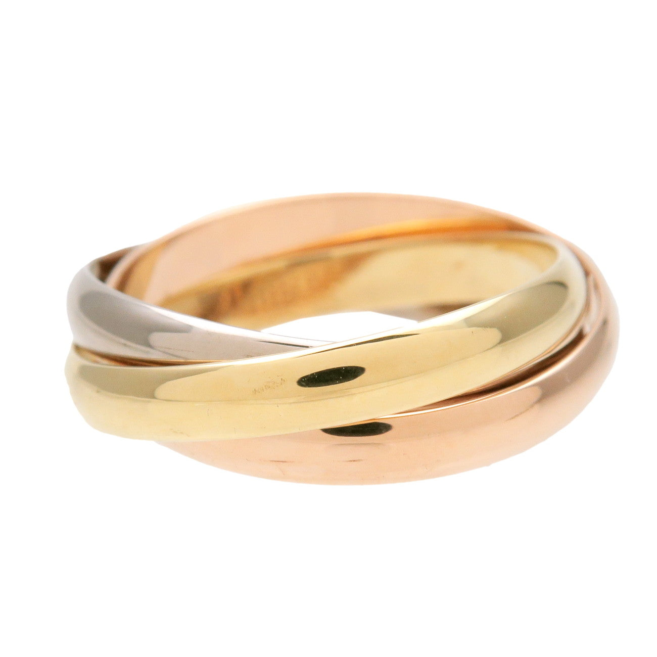 Cartier Trinity Ring SM K18 750YG/WG/PG #50 US5.5 EU50 HK12
