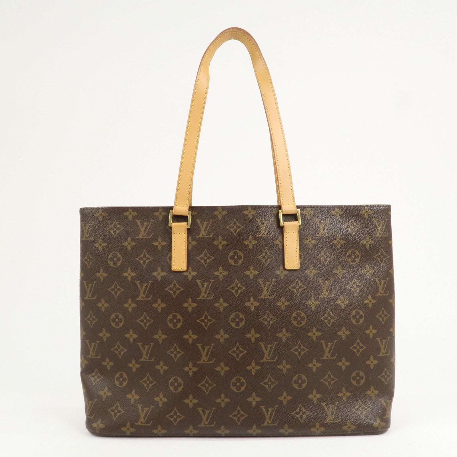Louis Vuitton Monogram Luco Tote Bag Hand Bag Brown M51155