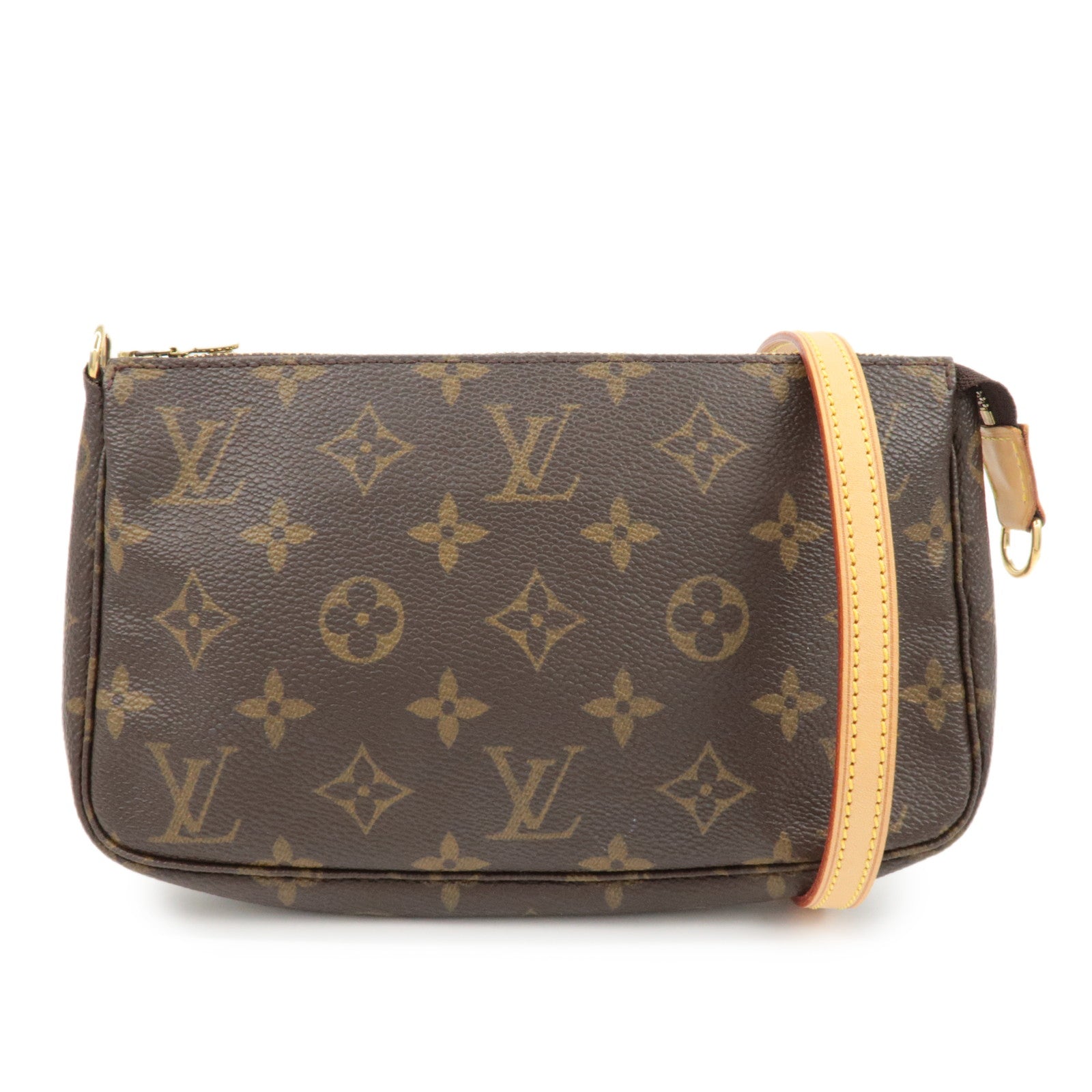 Louis Vuitton Monogram Pochette Accessoires & Strap M51980 J00145 Used