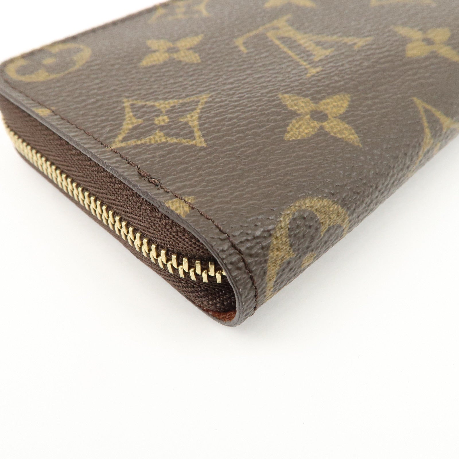 Louis Vuitton Monogram Zippy Coin Purse Coin Case Brown M60067 Used