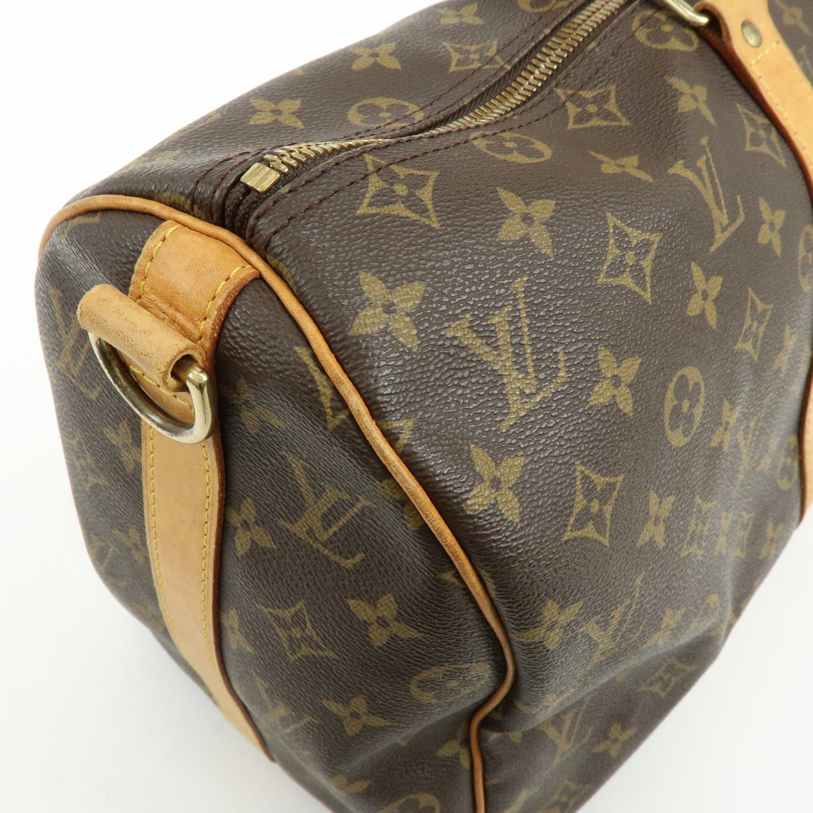 Louis Vuitton Monogram Keep All Bandouliere 45 Boston Bag M41418