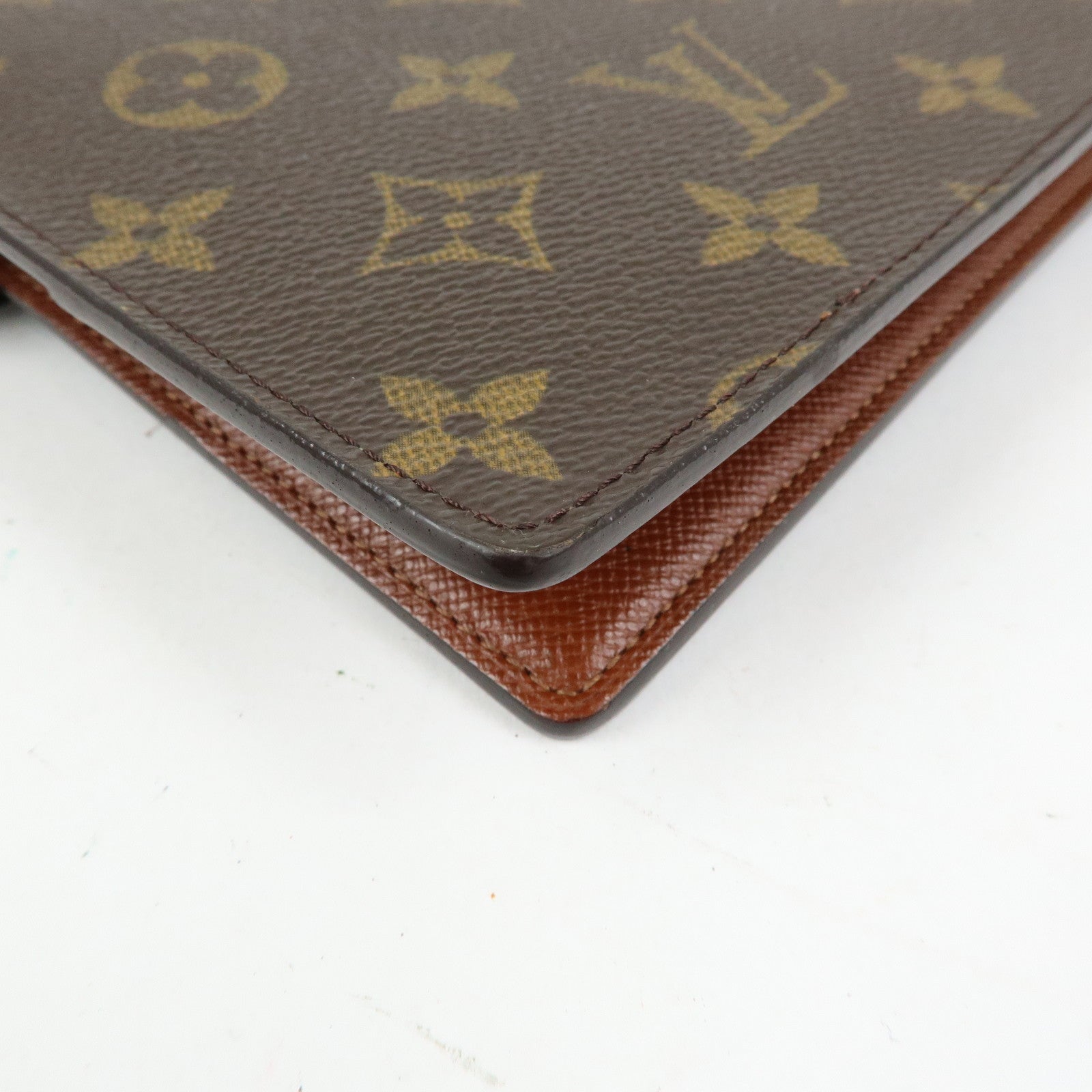 Louis Vuitton Monogram Agenda GM Planner Cover Brown R20106