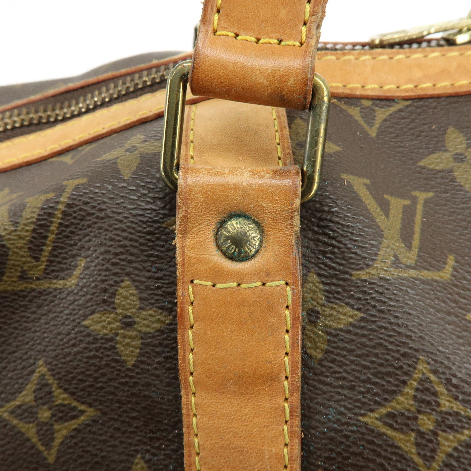 Louis Vuitton Monogram Sac Souple 45 Boston Bag Brown M41624