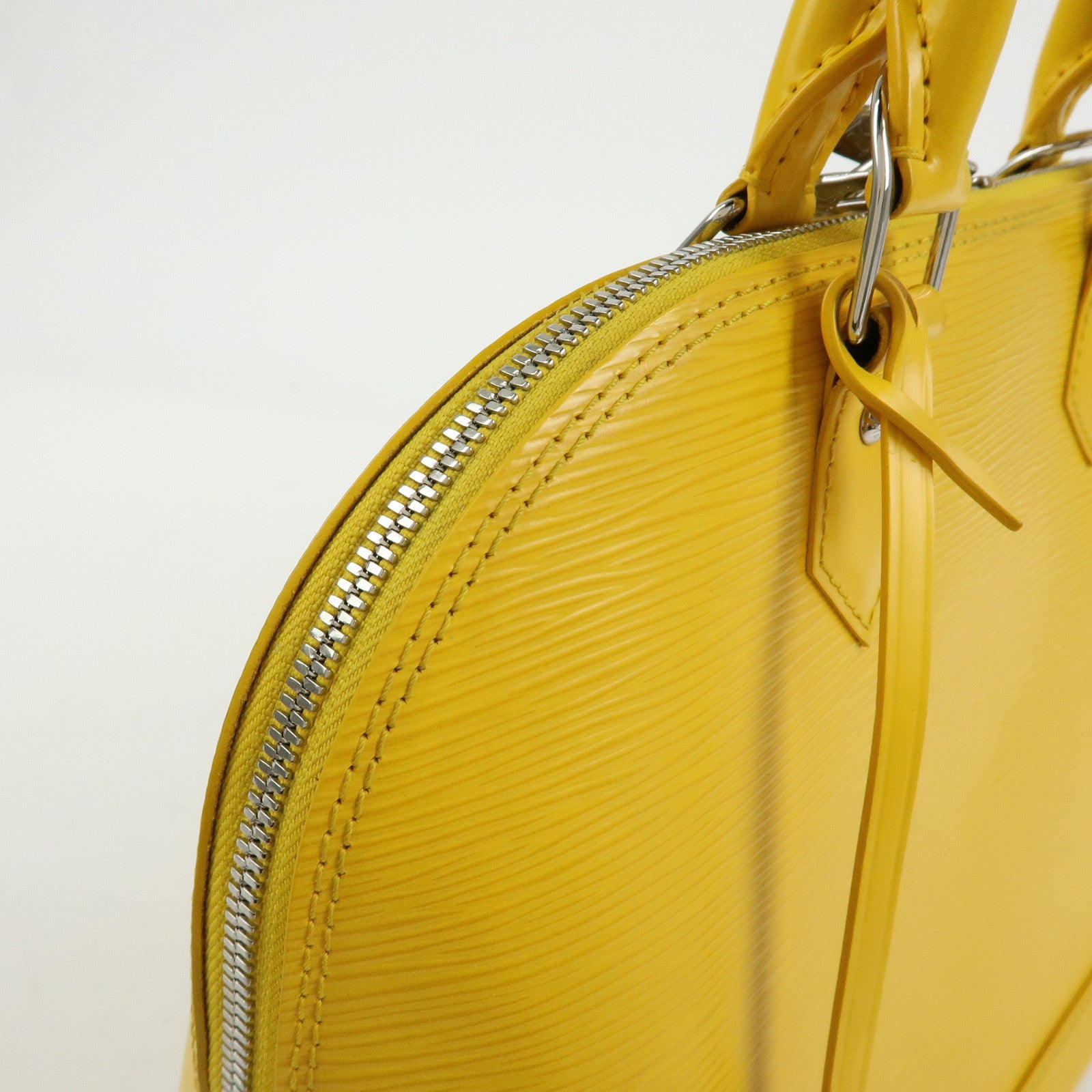 Louis Vuitton Epi Alma Epi Leather PM Hand Bag Citron M40619