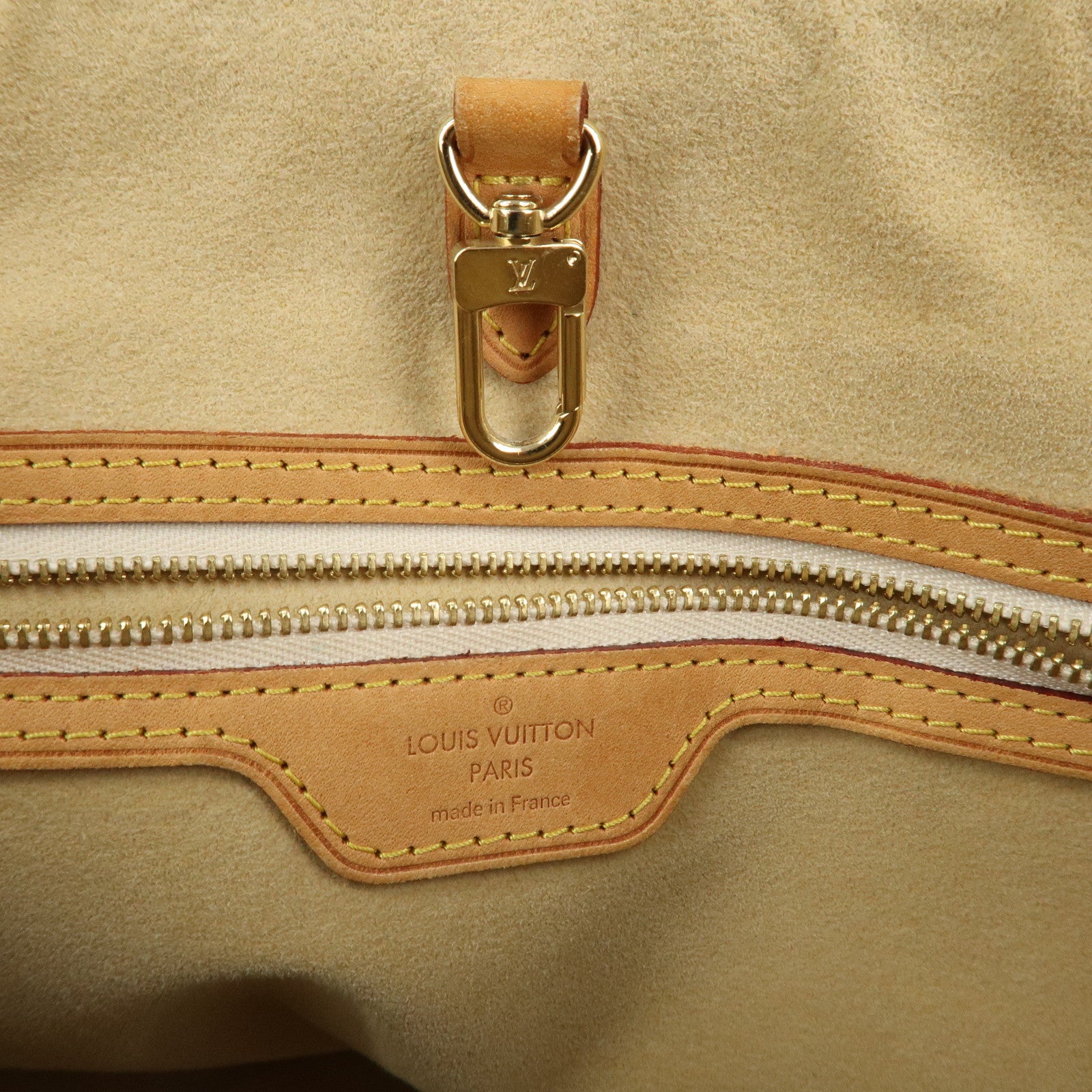 Louis Vuitton Damier Azur Hampstead PM Hand Bag Ivory N51207