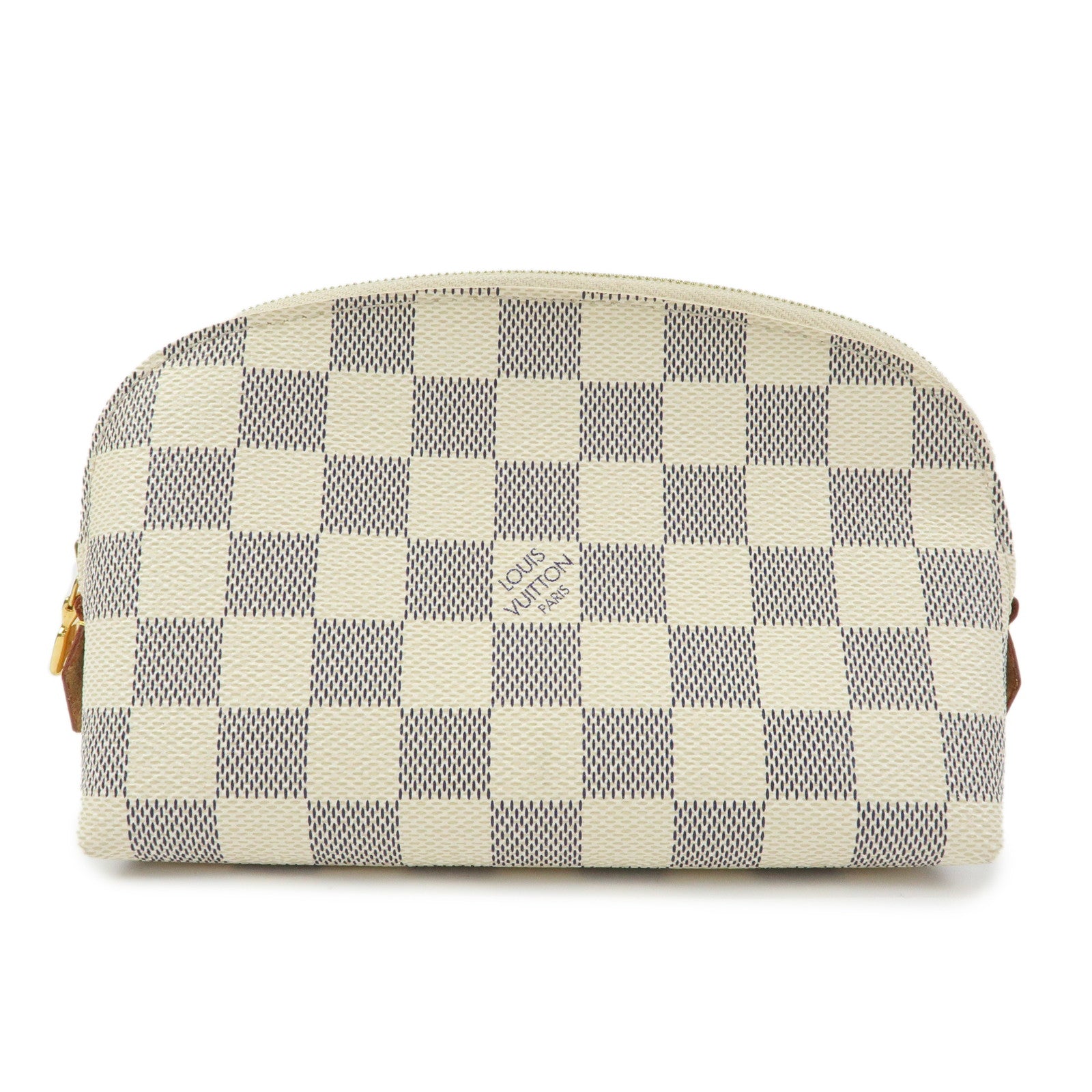 Louis Vuitton Damier Azur Canvas Pochette Cosmetic PM Pouch N60024