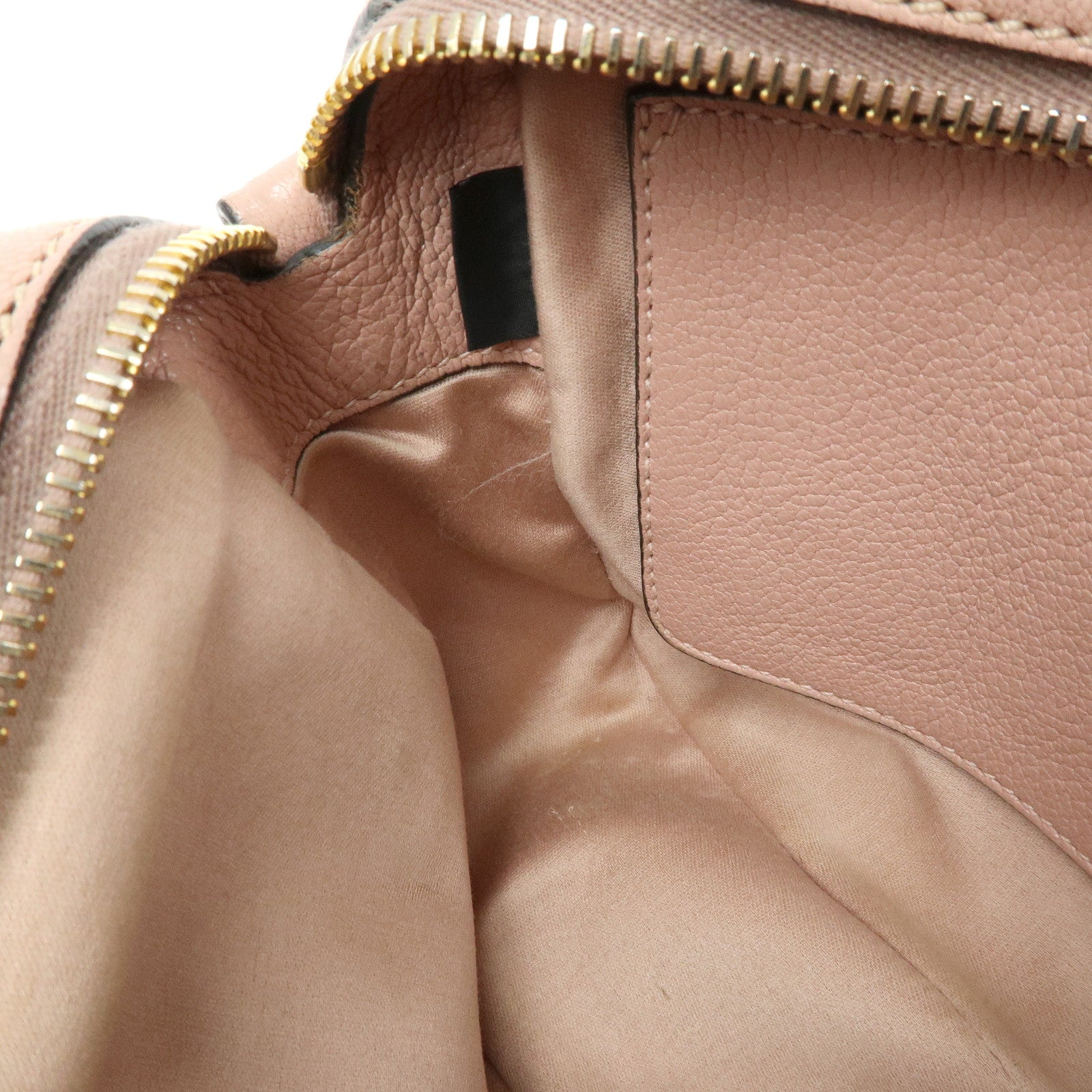 MIU MIU Leather Ribbon Shoulder Bag Crossbody Pink