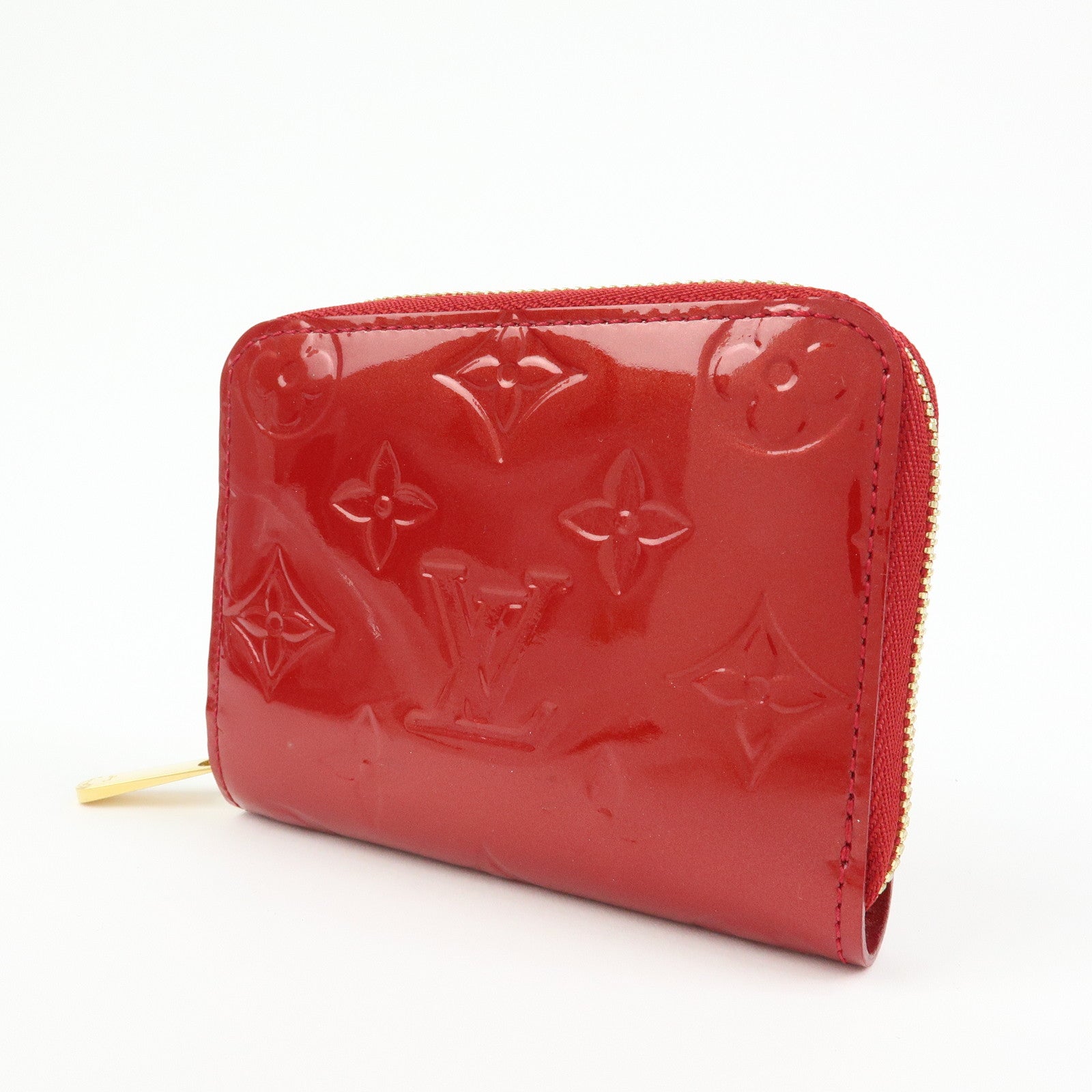 Louis Vuitton Monogram Vernis Zippy Coin Purse Pomme d'Amour M93608